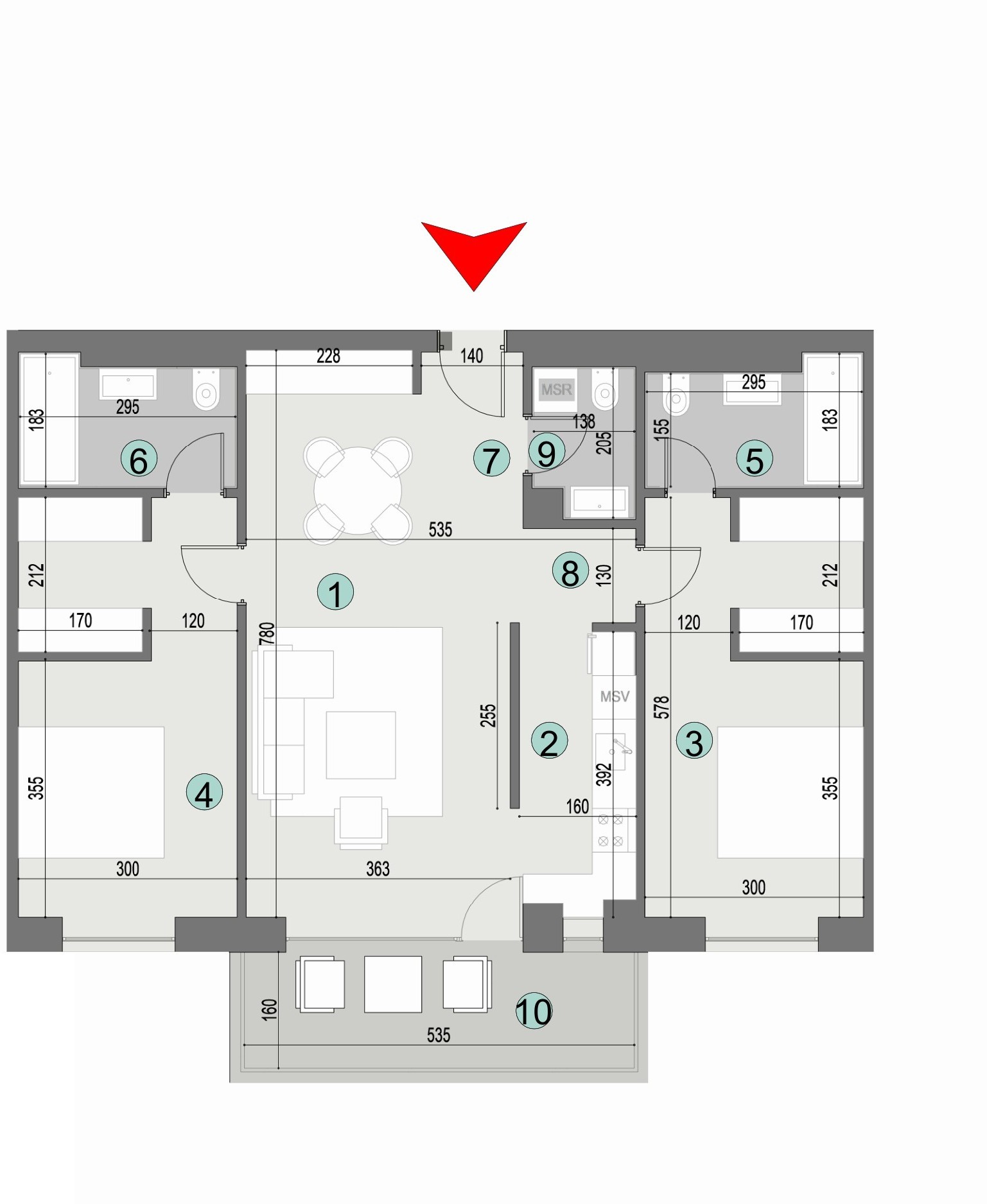 Plan apartament