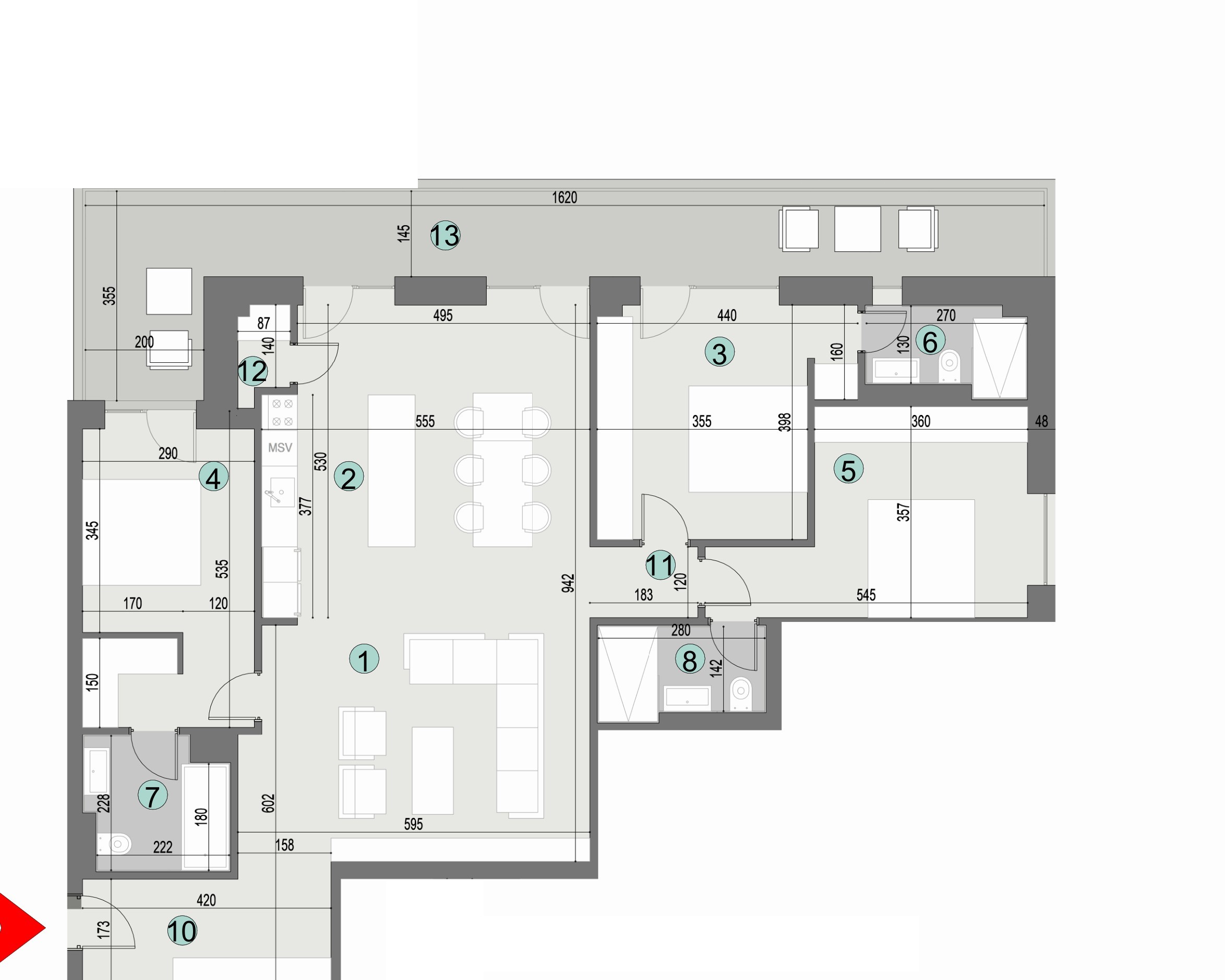 Plan apartament