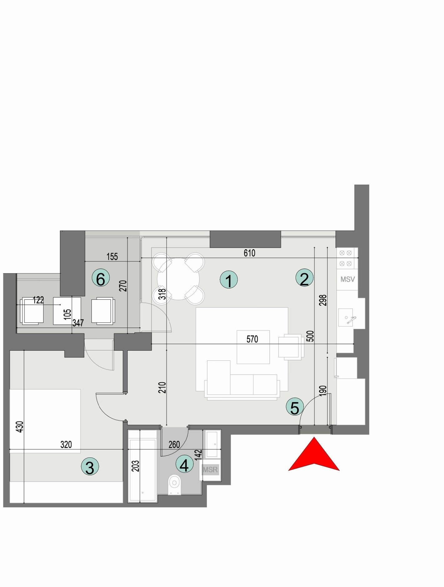 Plan apartament