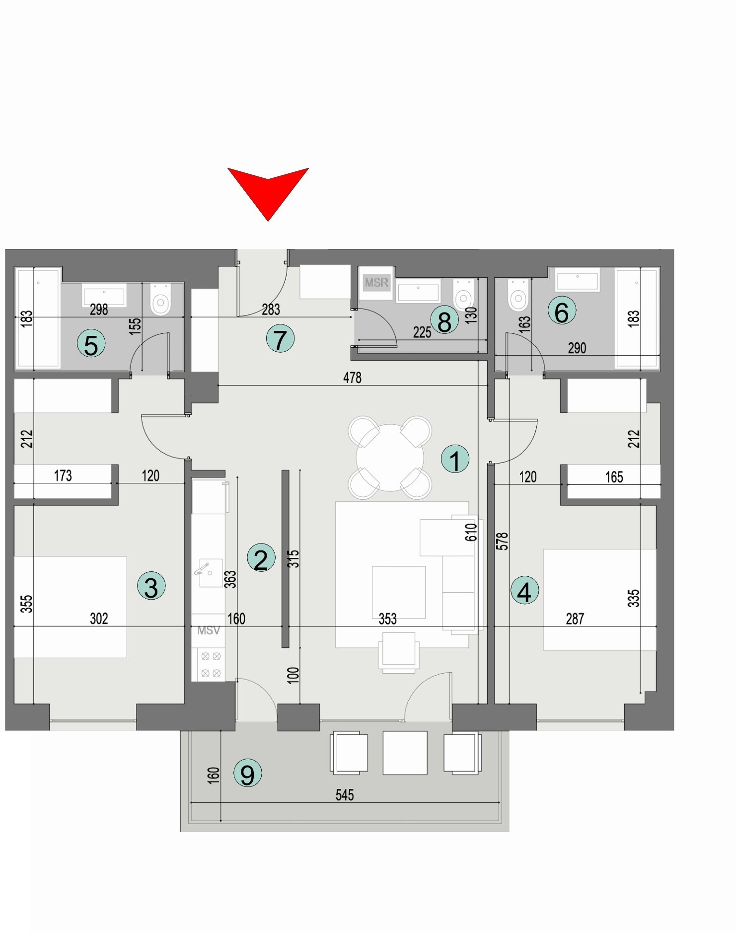 Plan apartament