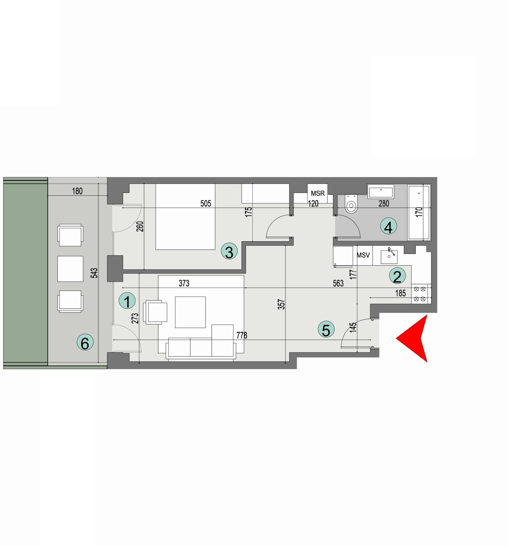 Plan apartament