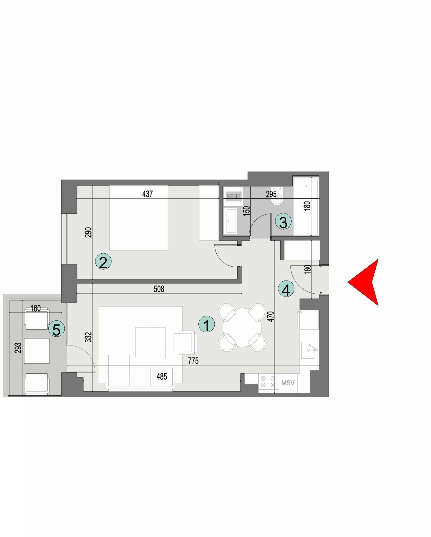Plan apartament