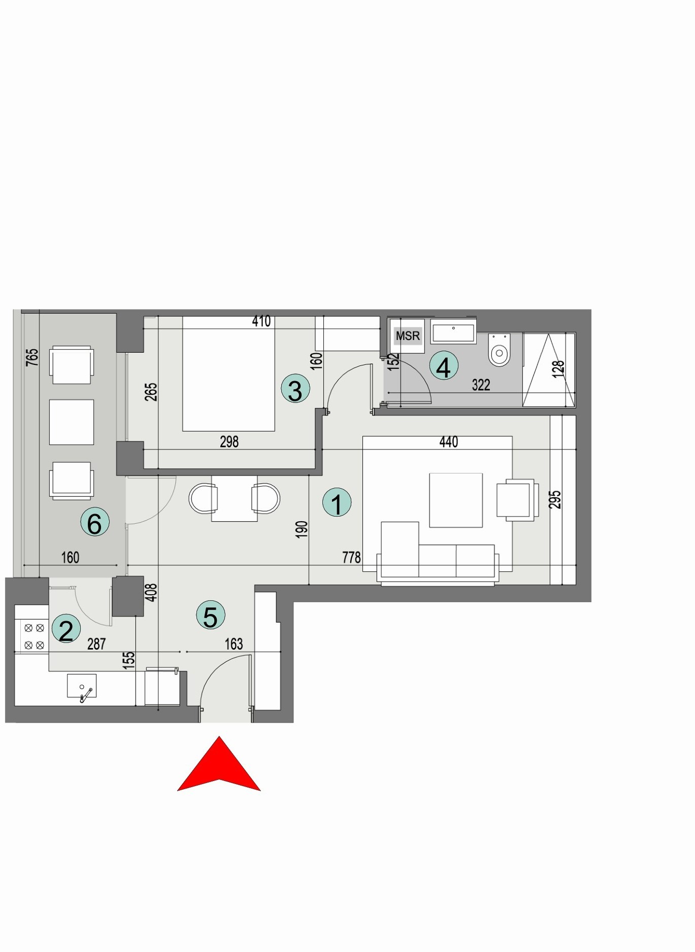 Plan apartament