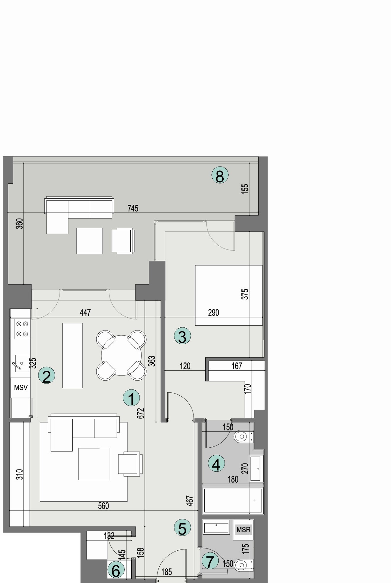 Plan apartament