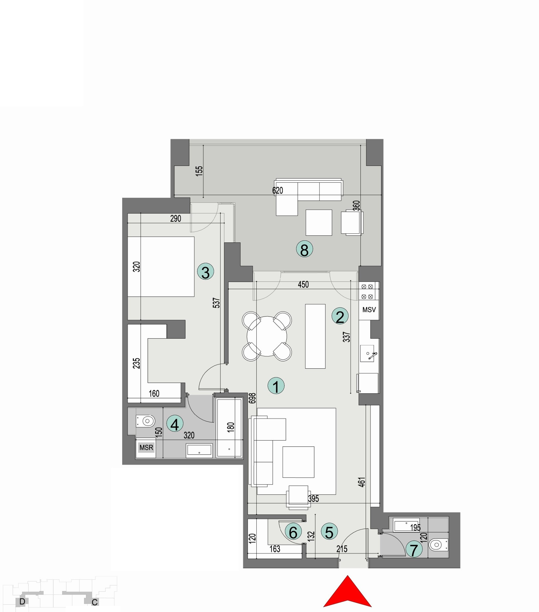 Plan apartament