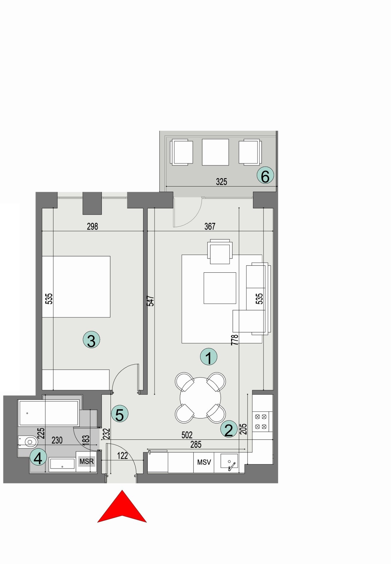 Plan apartament