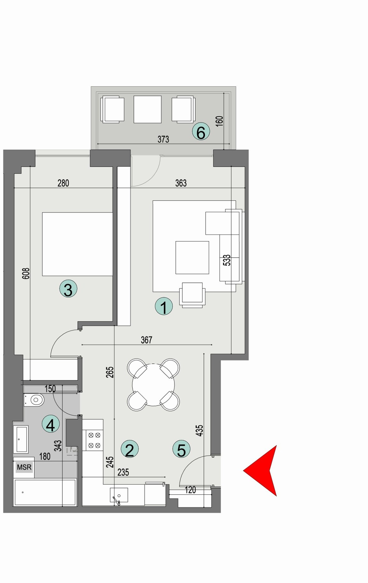 Plan apartament