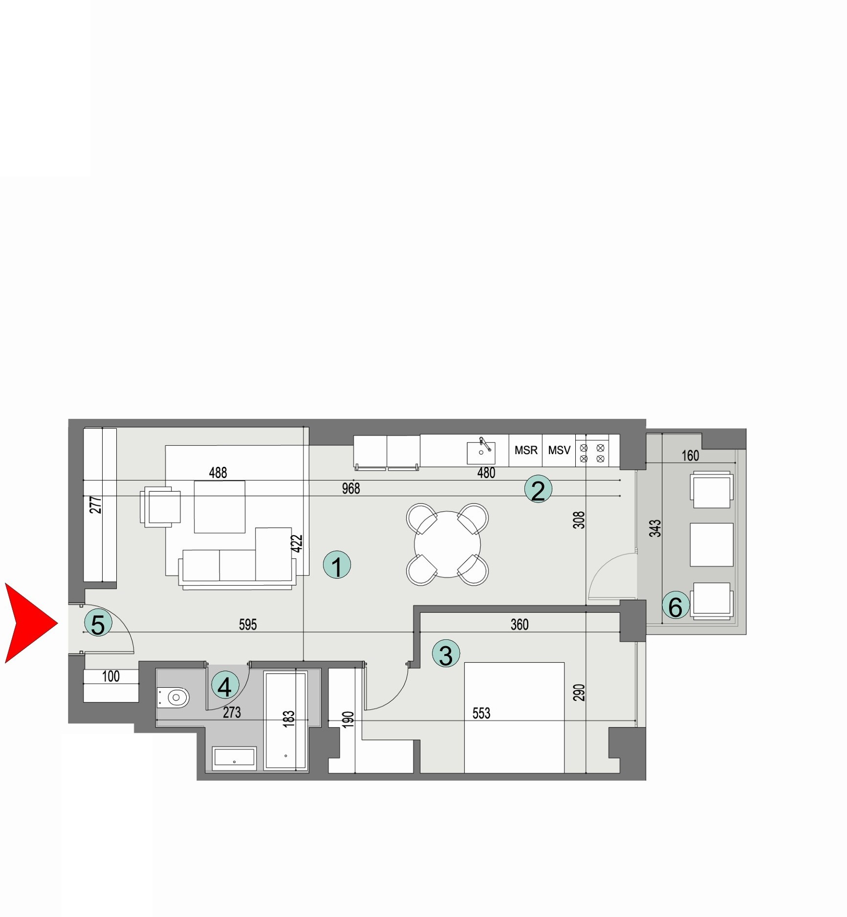Plan apartament