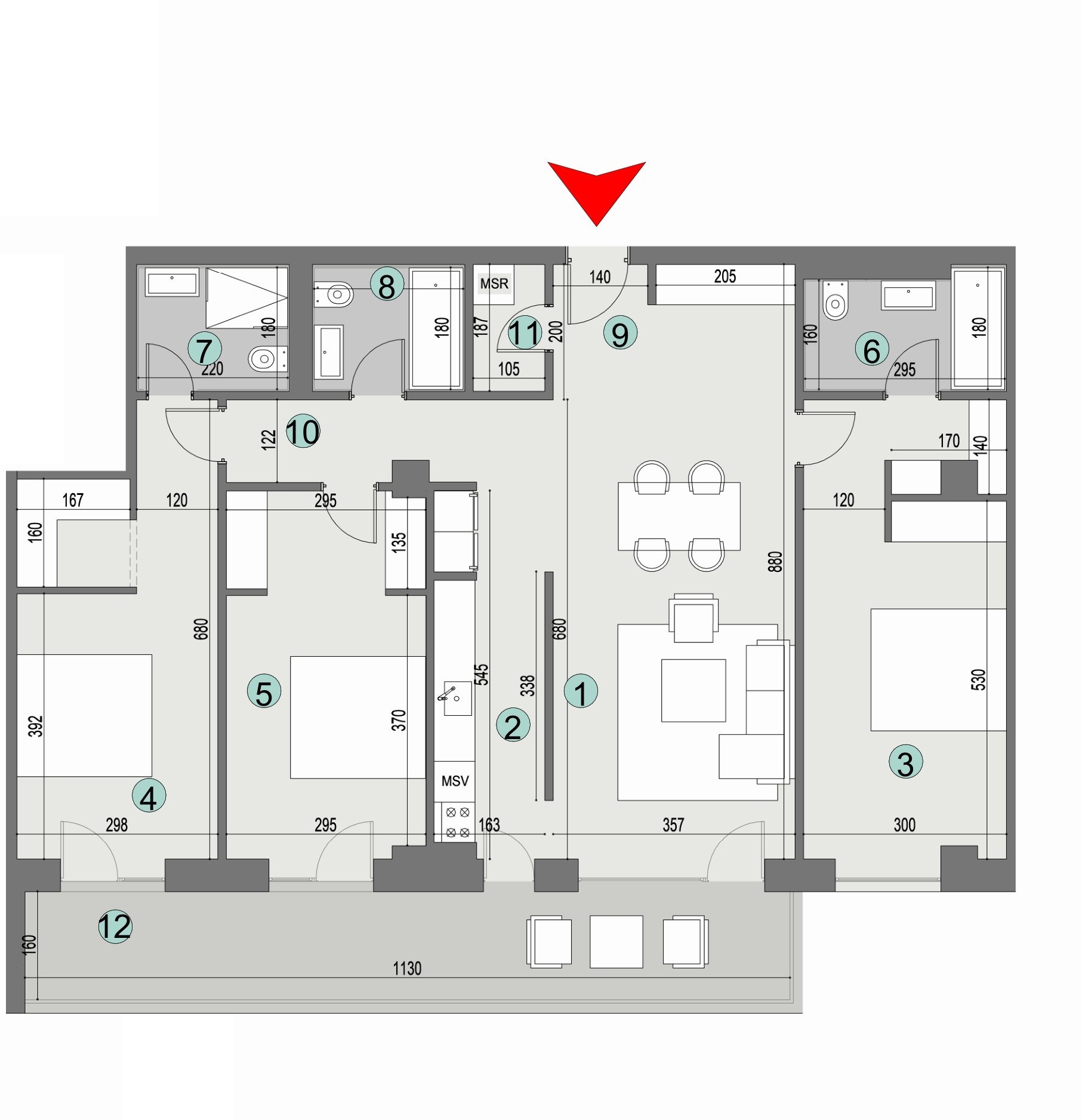 Plan apartament