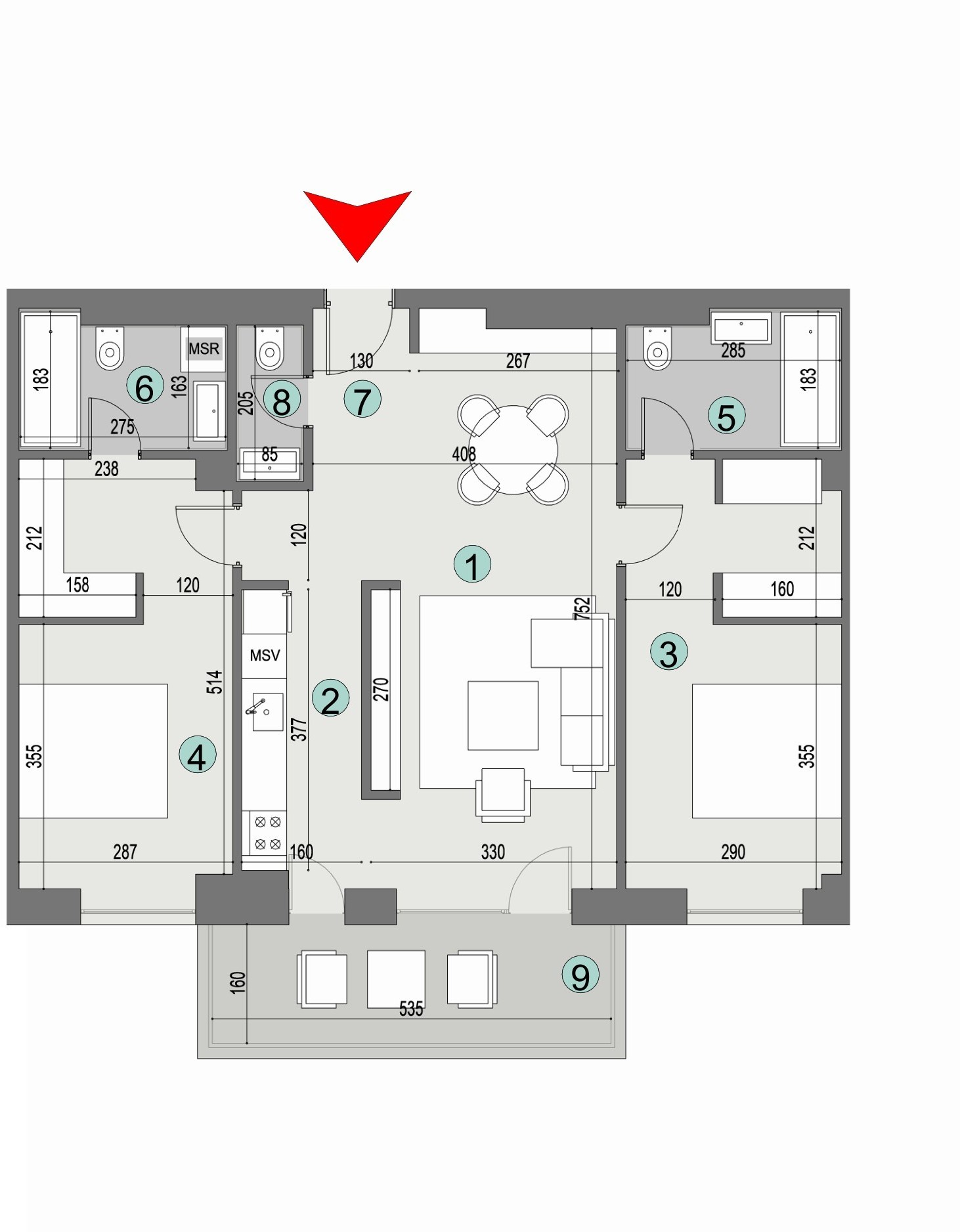 Plan apartament