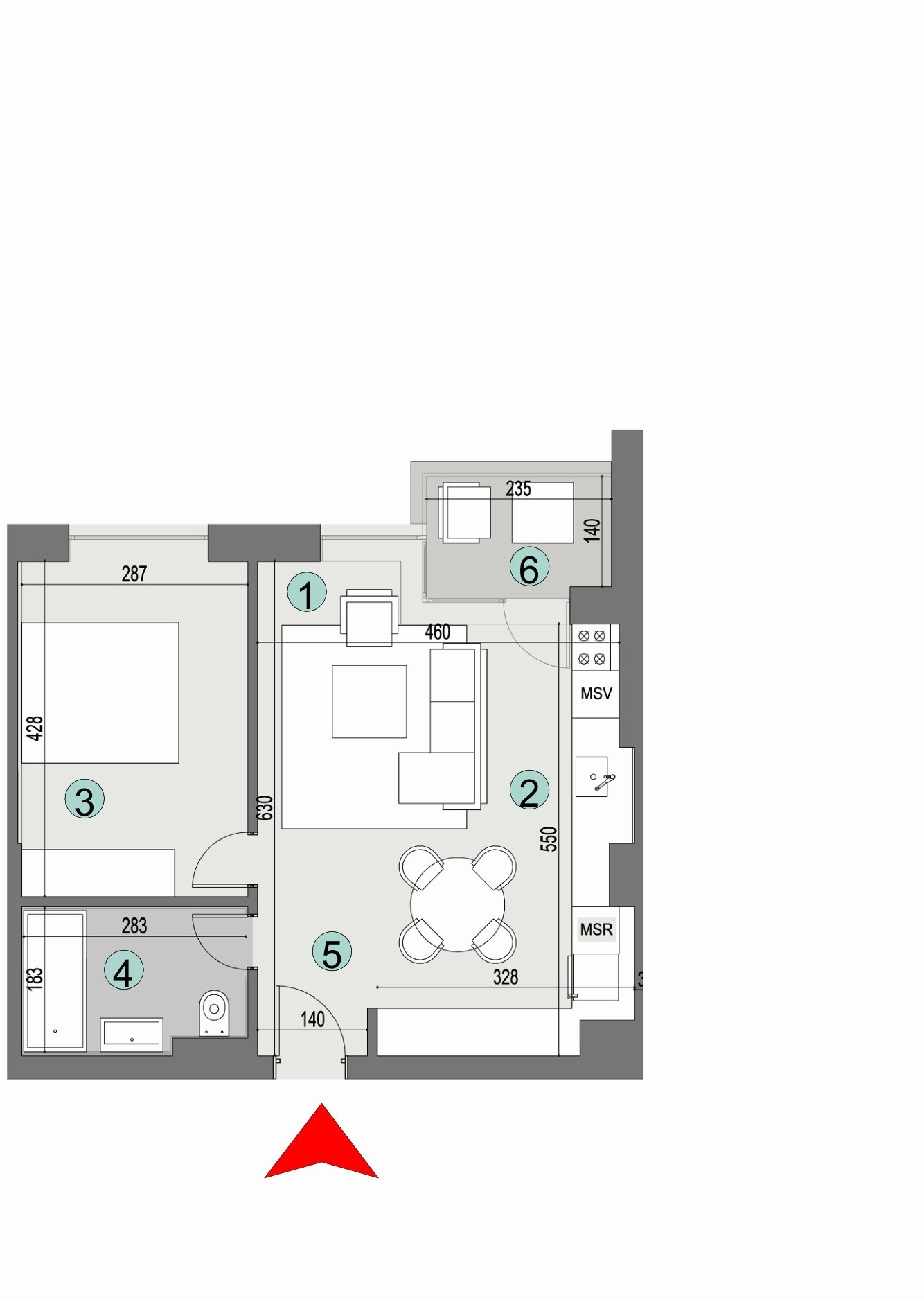 Plan apartament