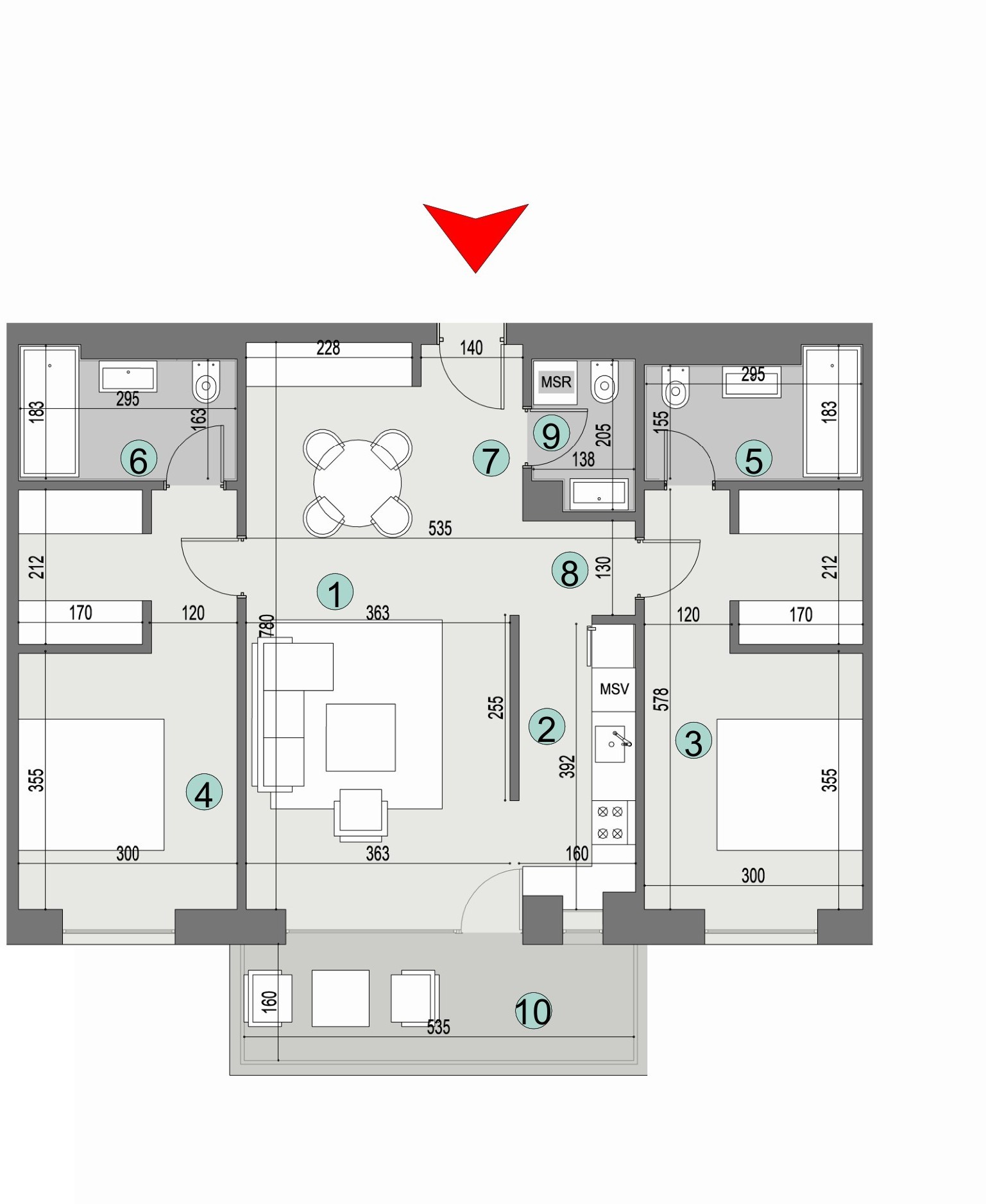 Plan apartament