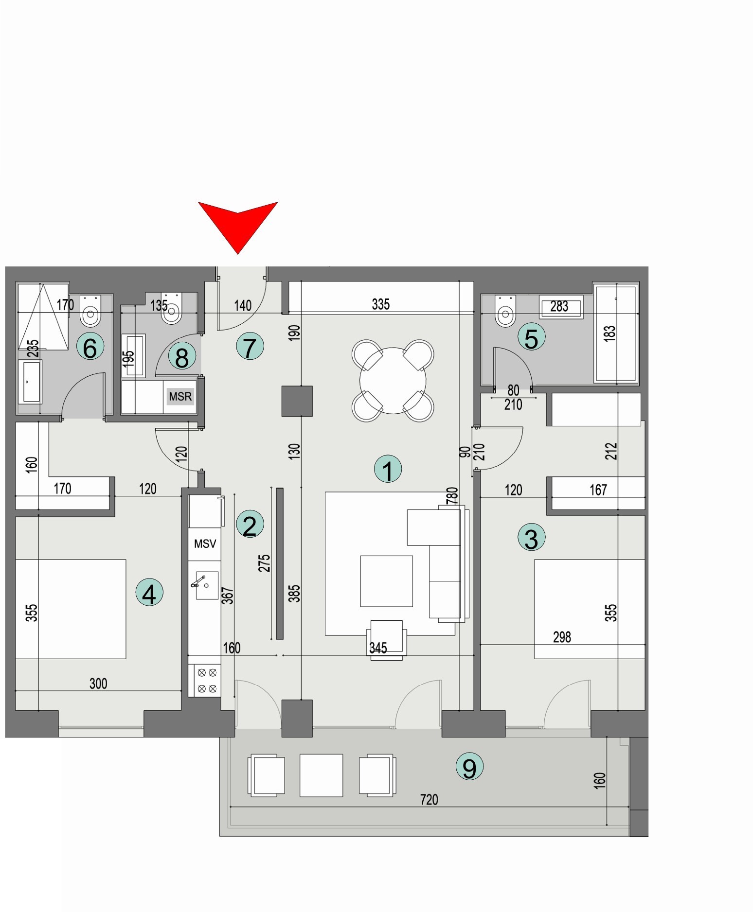 Plan apartament