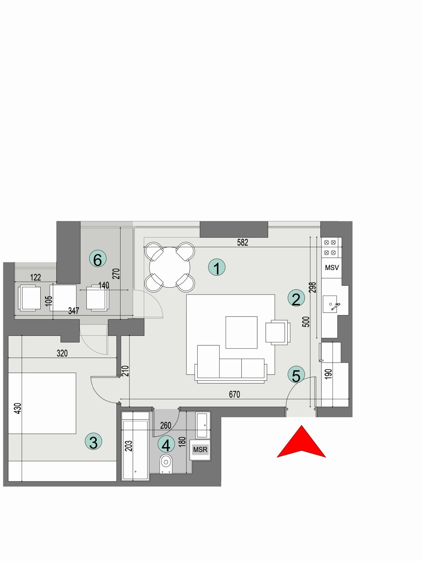 Plan apartament