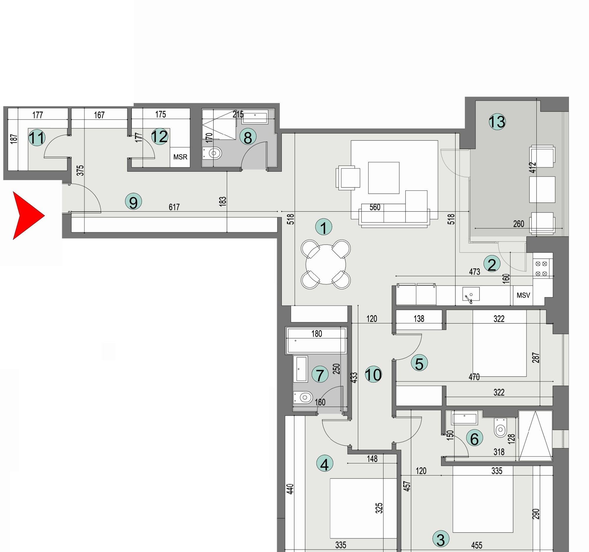 Plan apartament