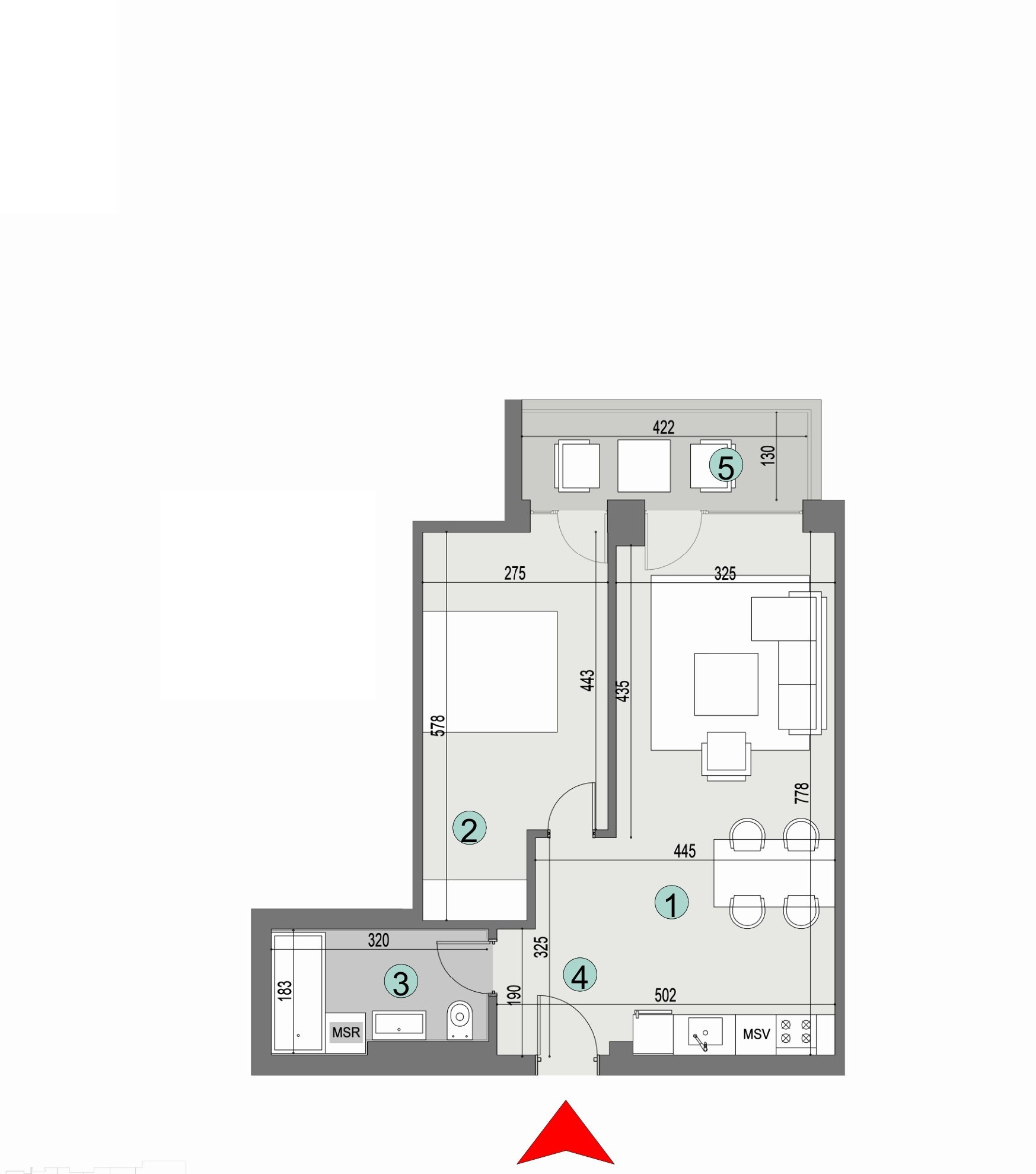 Plan apartament