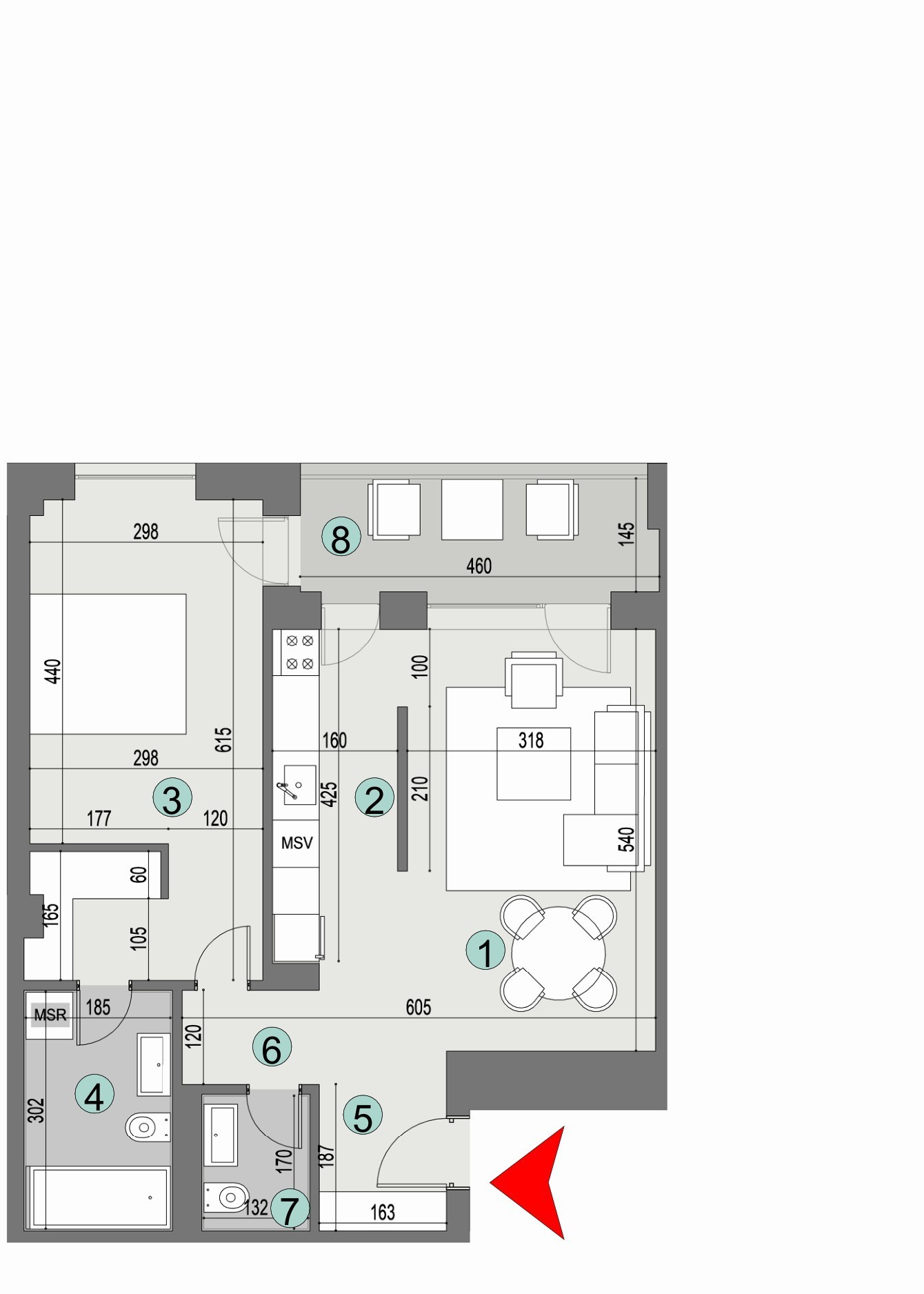 Plan apartament