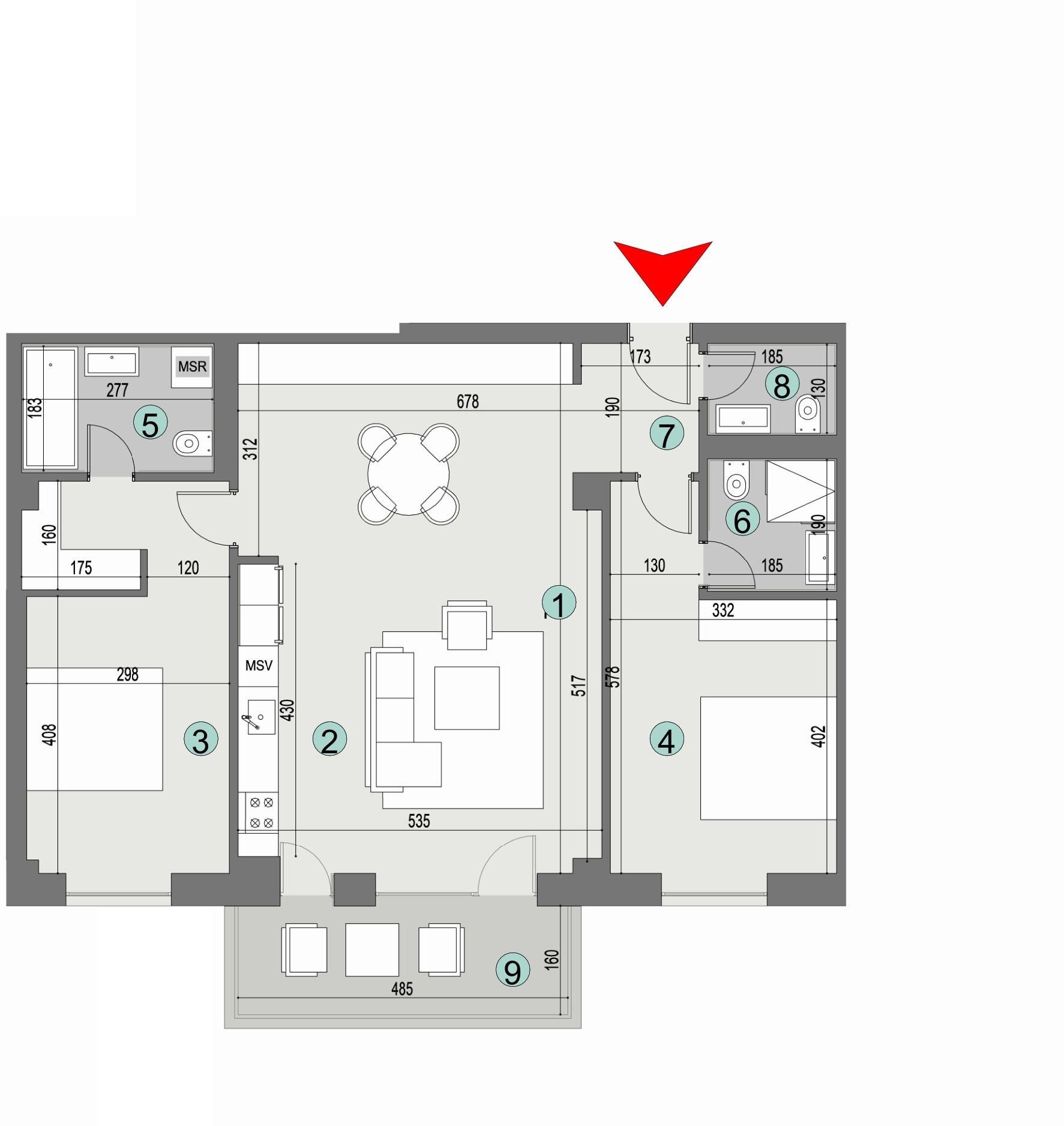 Plan apartament