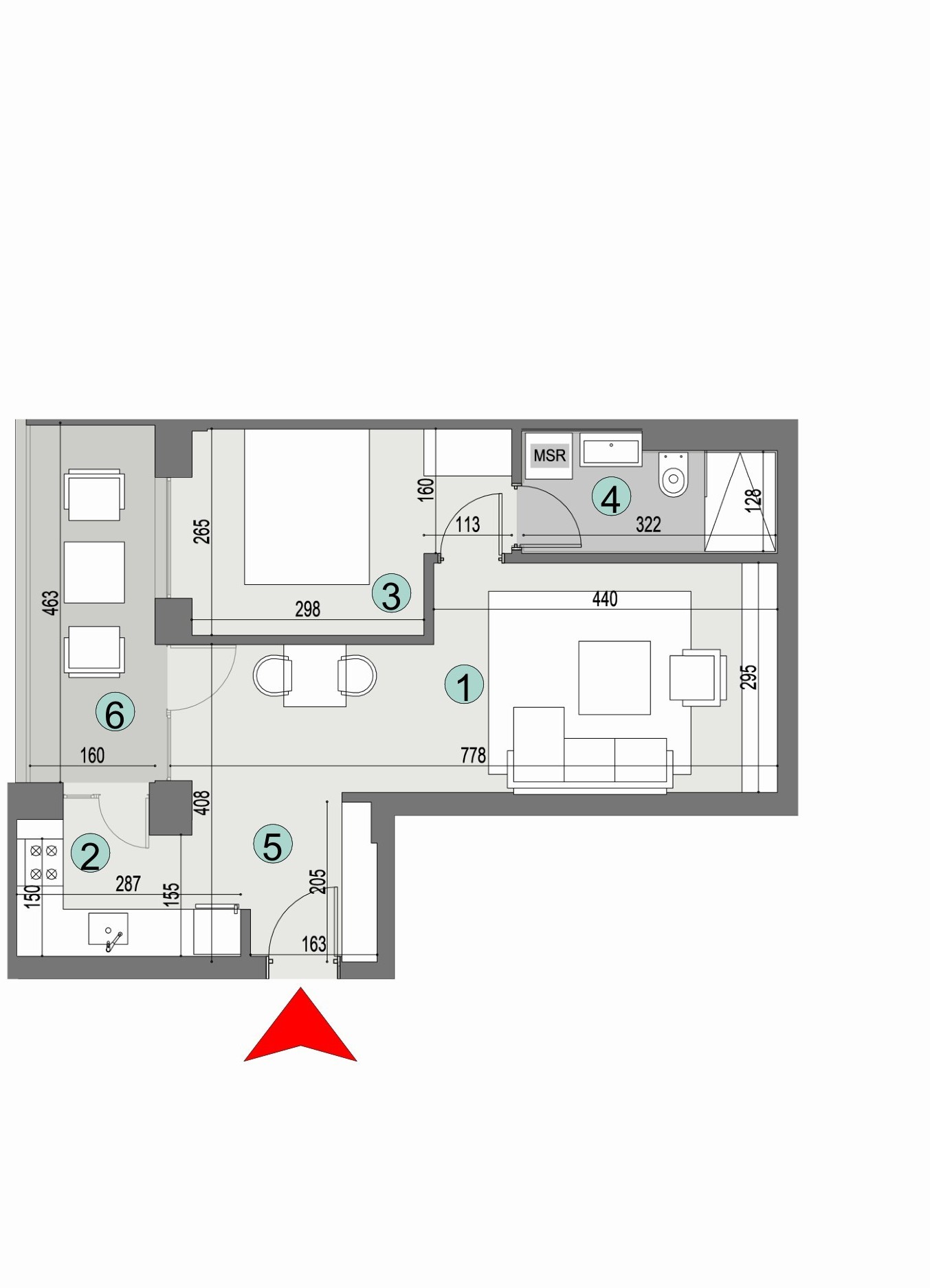 Plan apartament