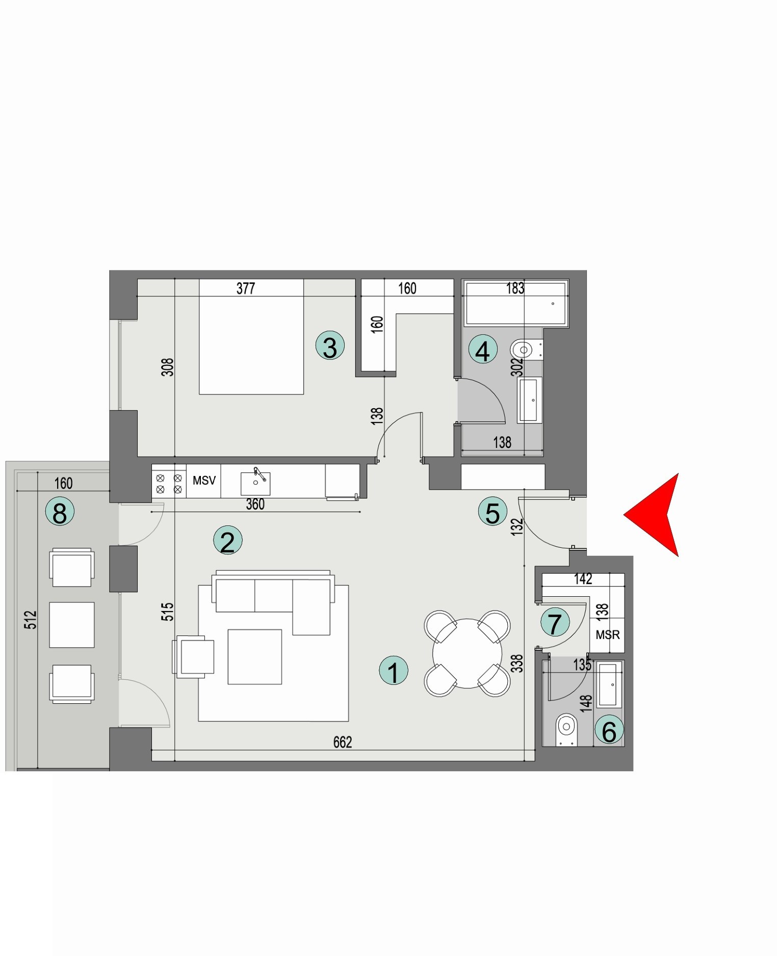 Plan apartament