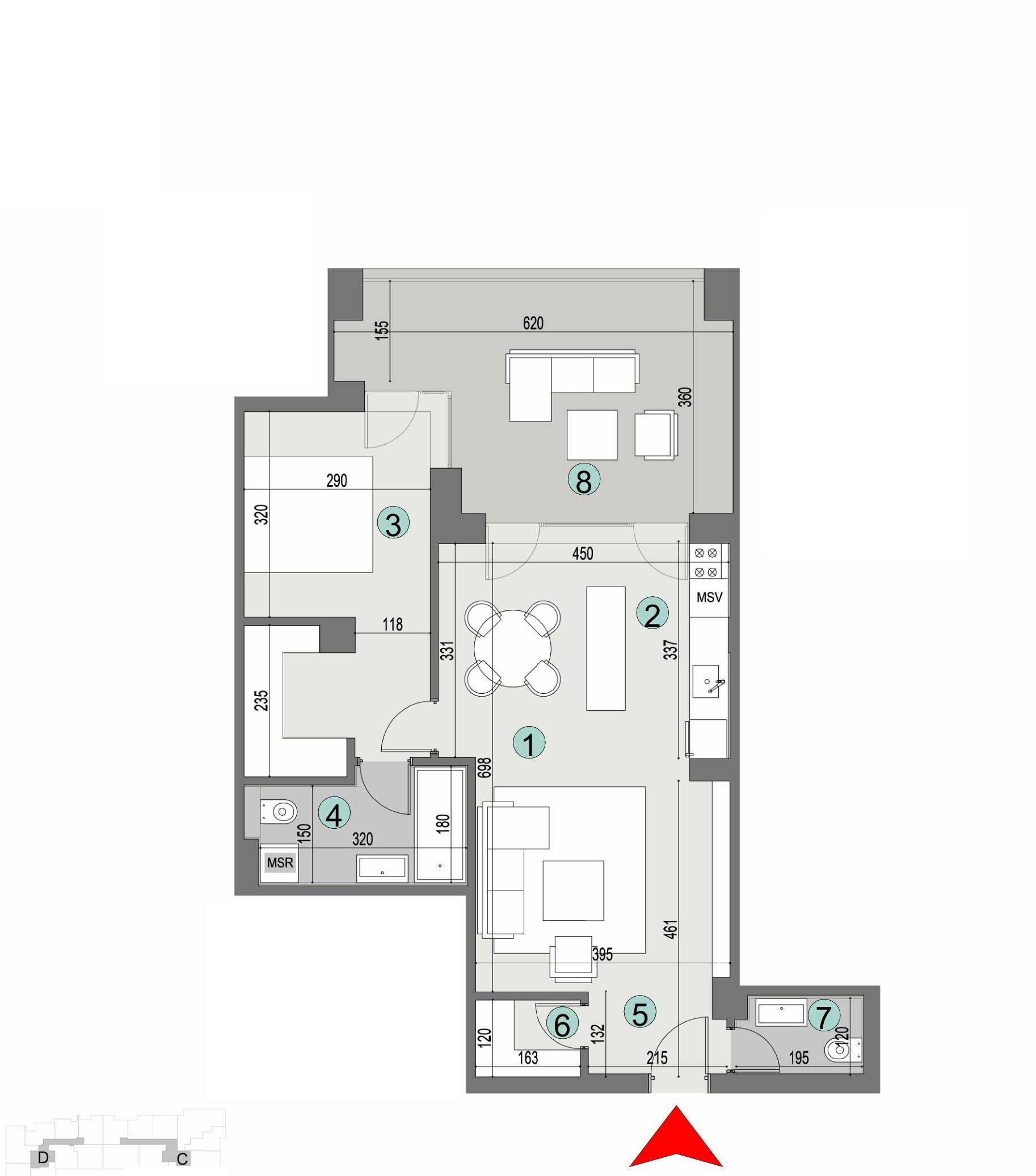 Plan apartament