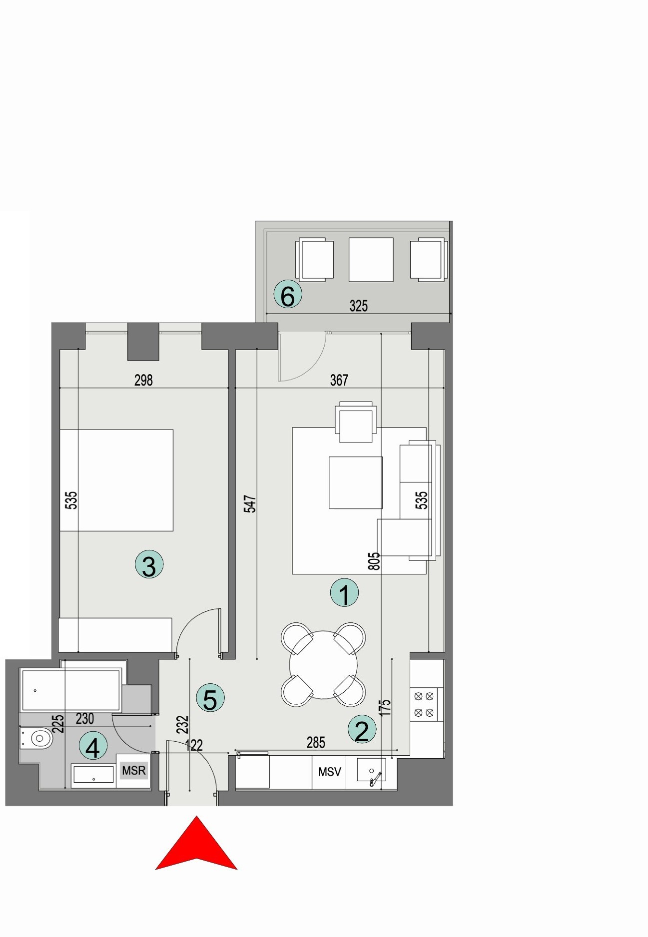 Plan apartament