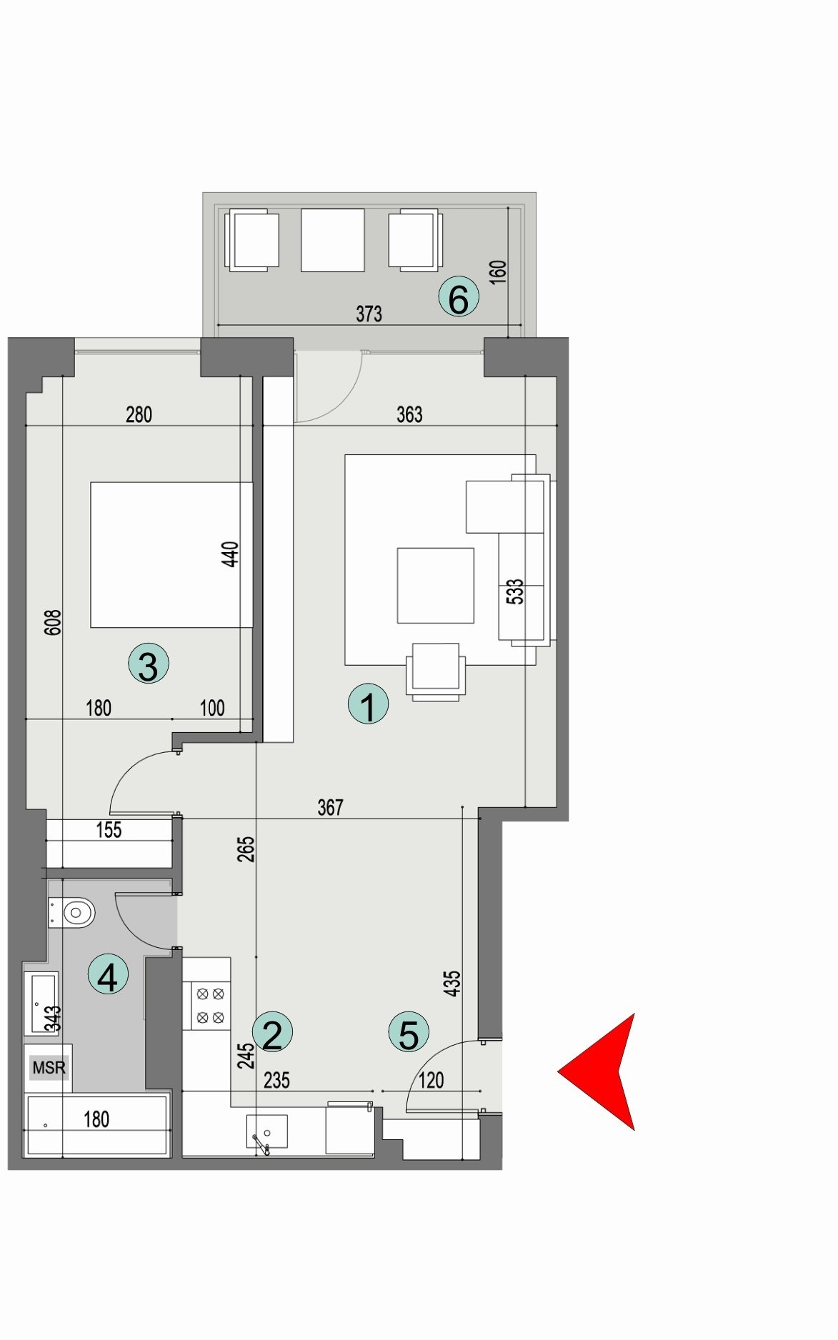Plan apartament