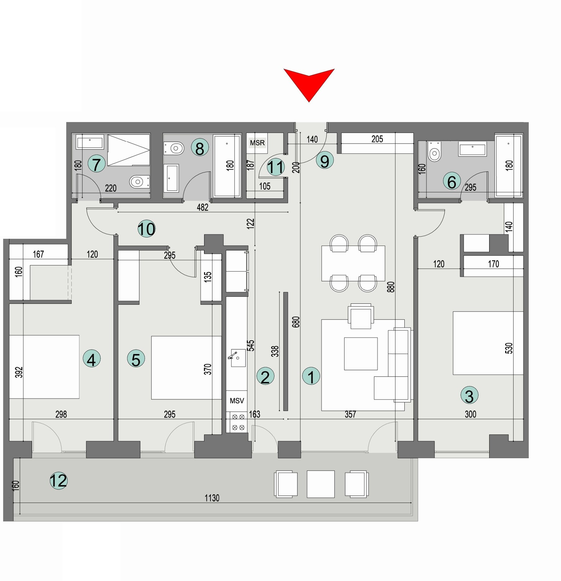 Plan apartament