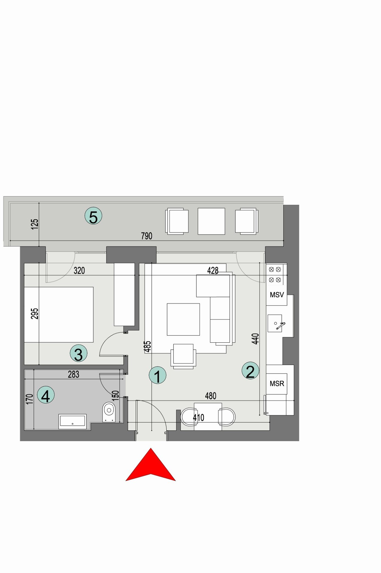 Plan apartament