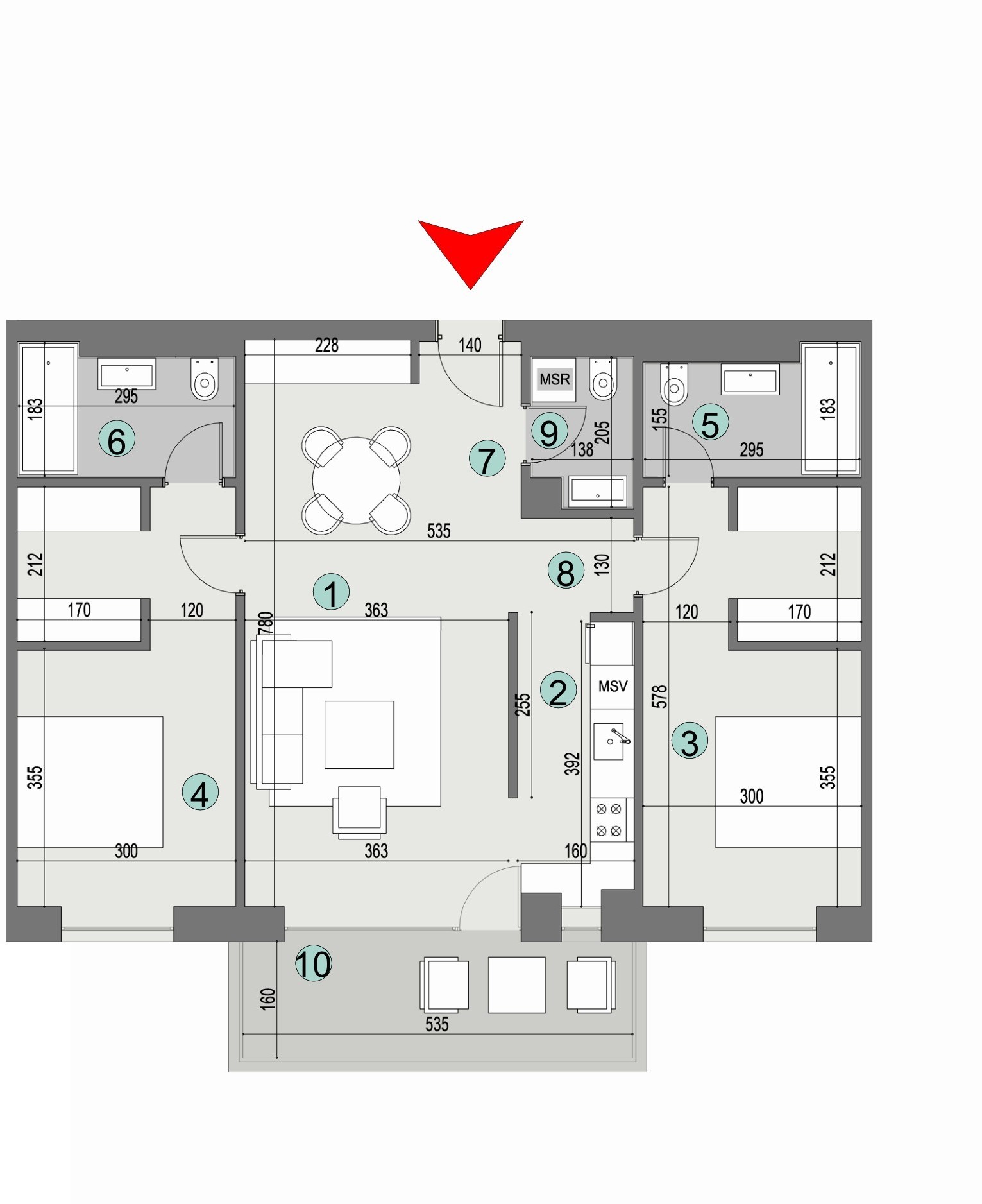 Plan apartament