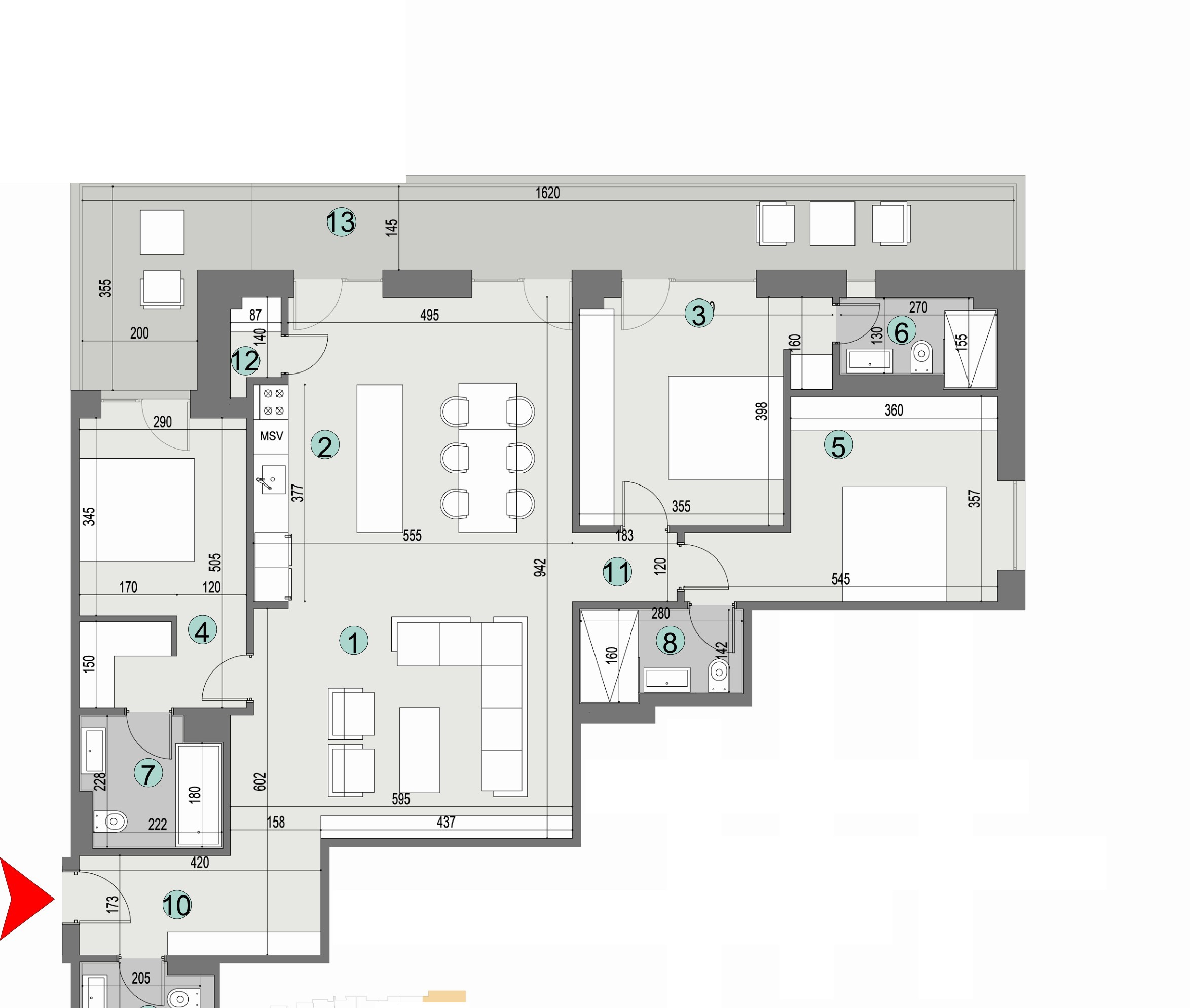 Plan apartament