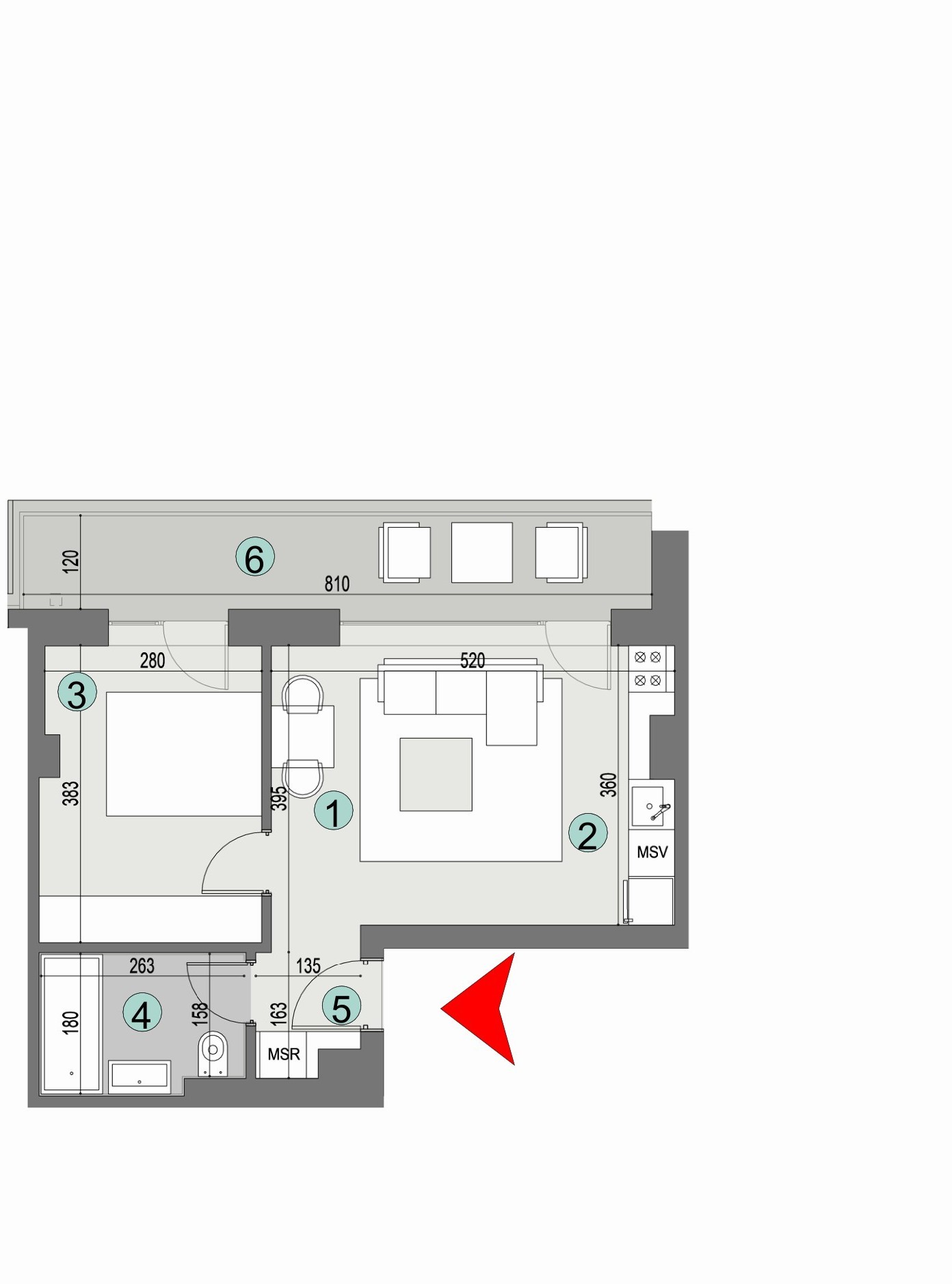 Plan apartament