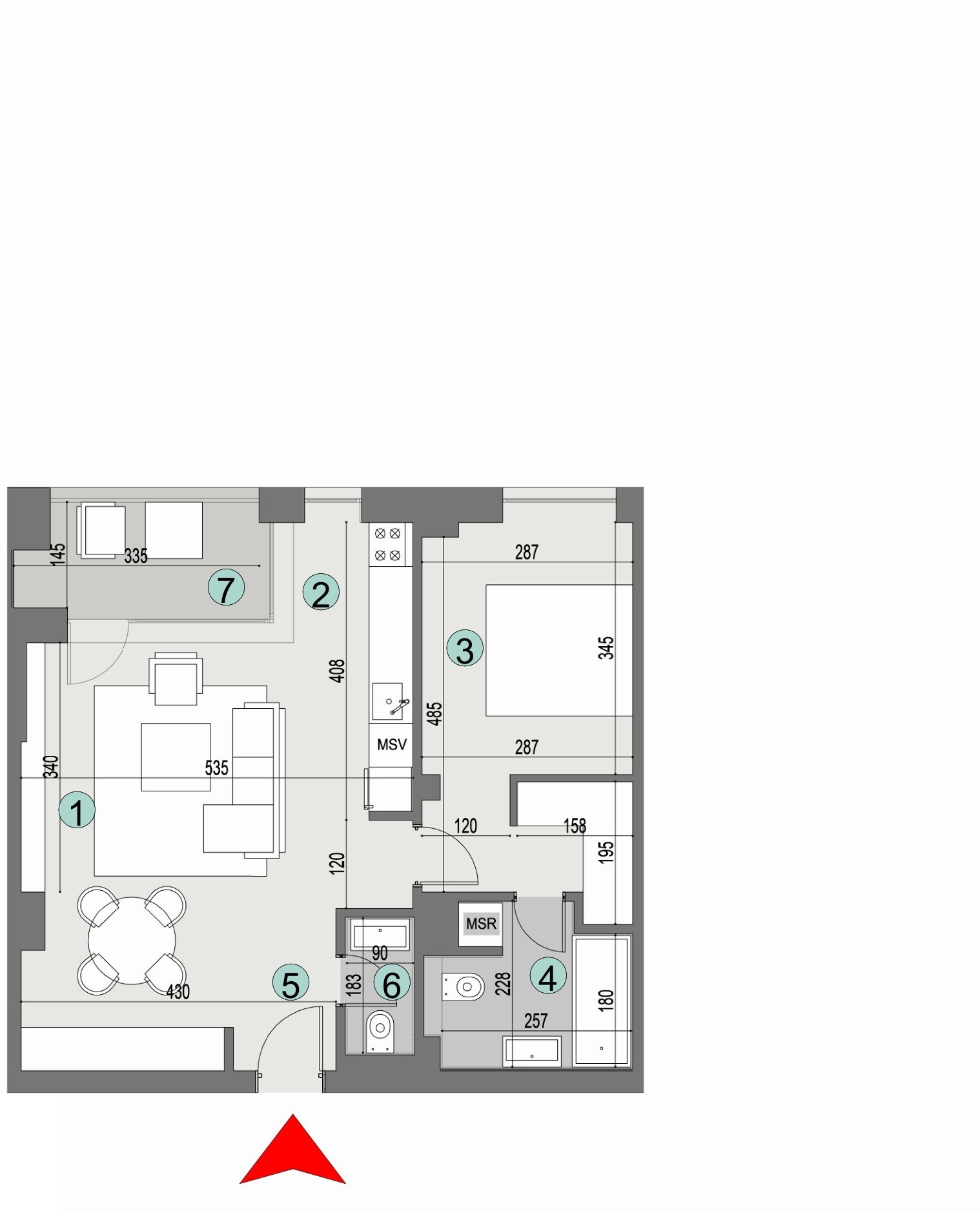 Plan apartament