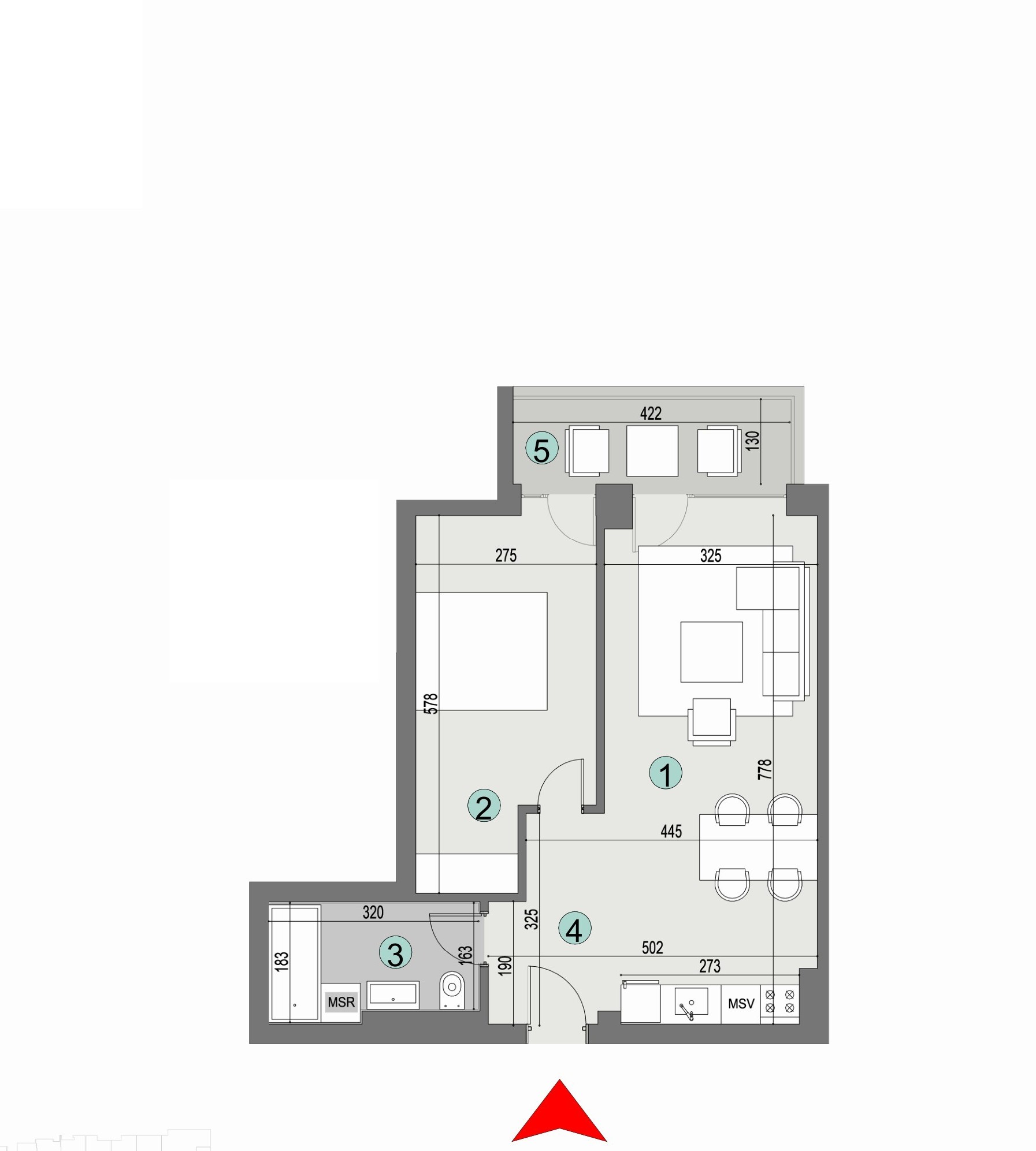 Plan apartament