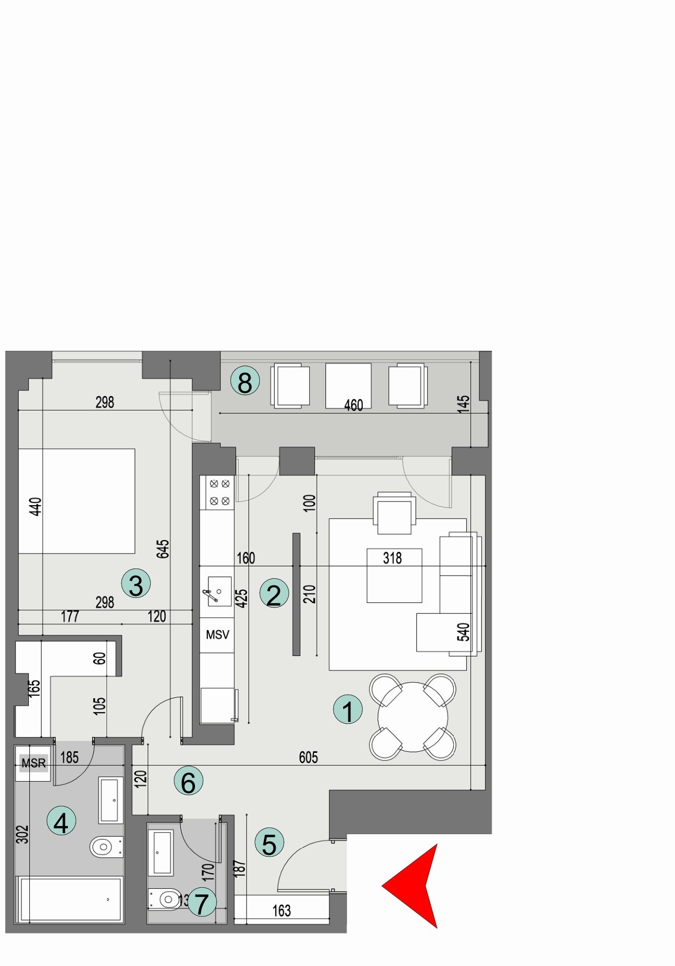 Plan apartament