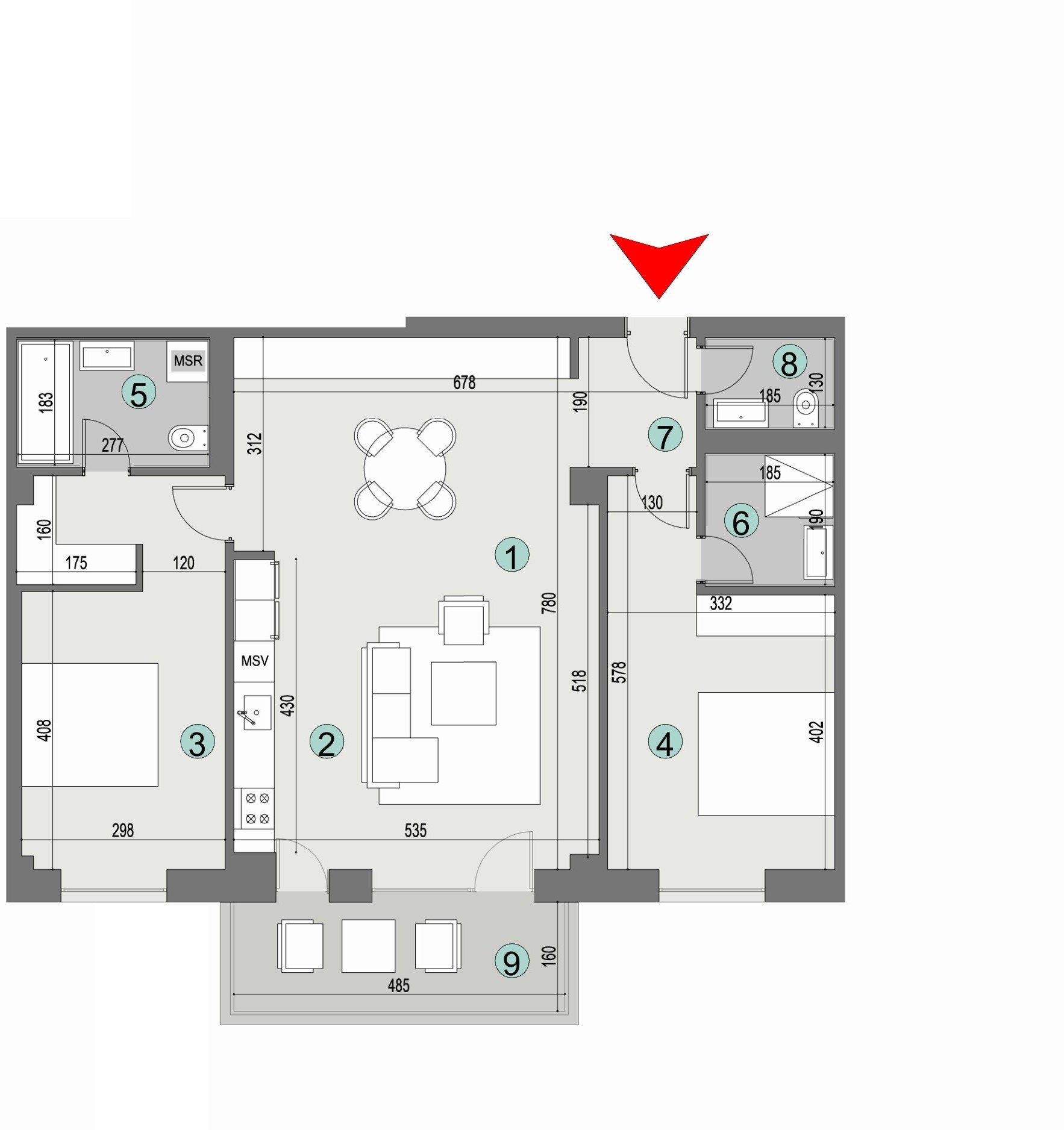 Plan apartament