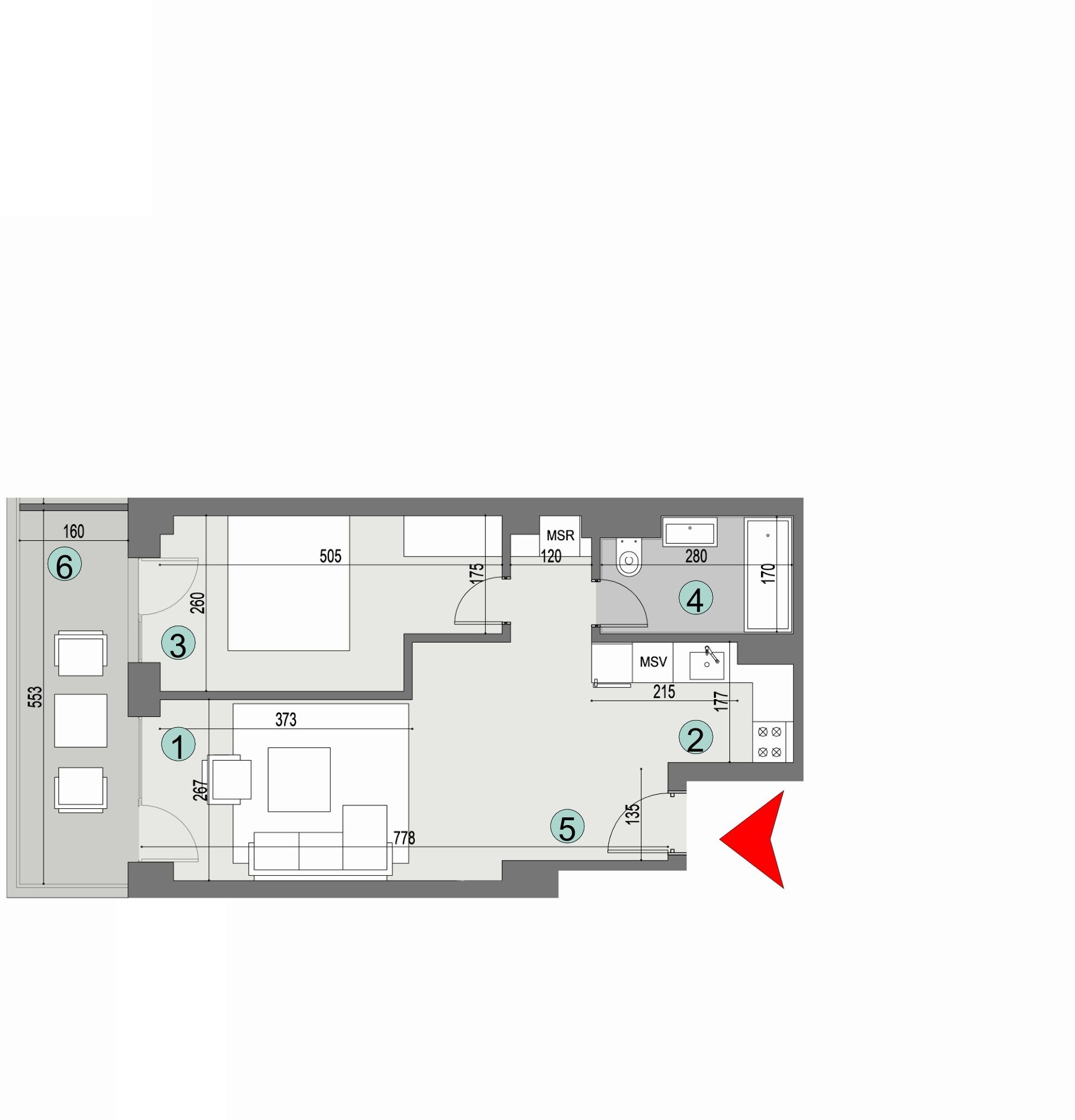 Plan apartament