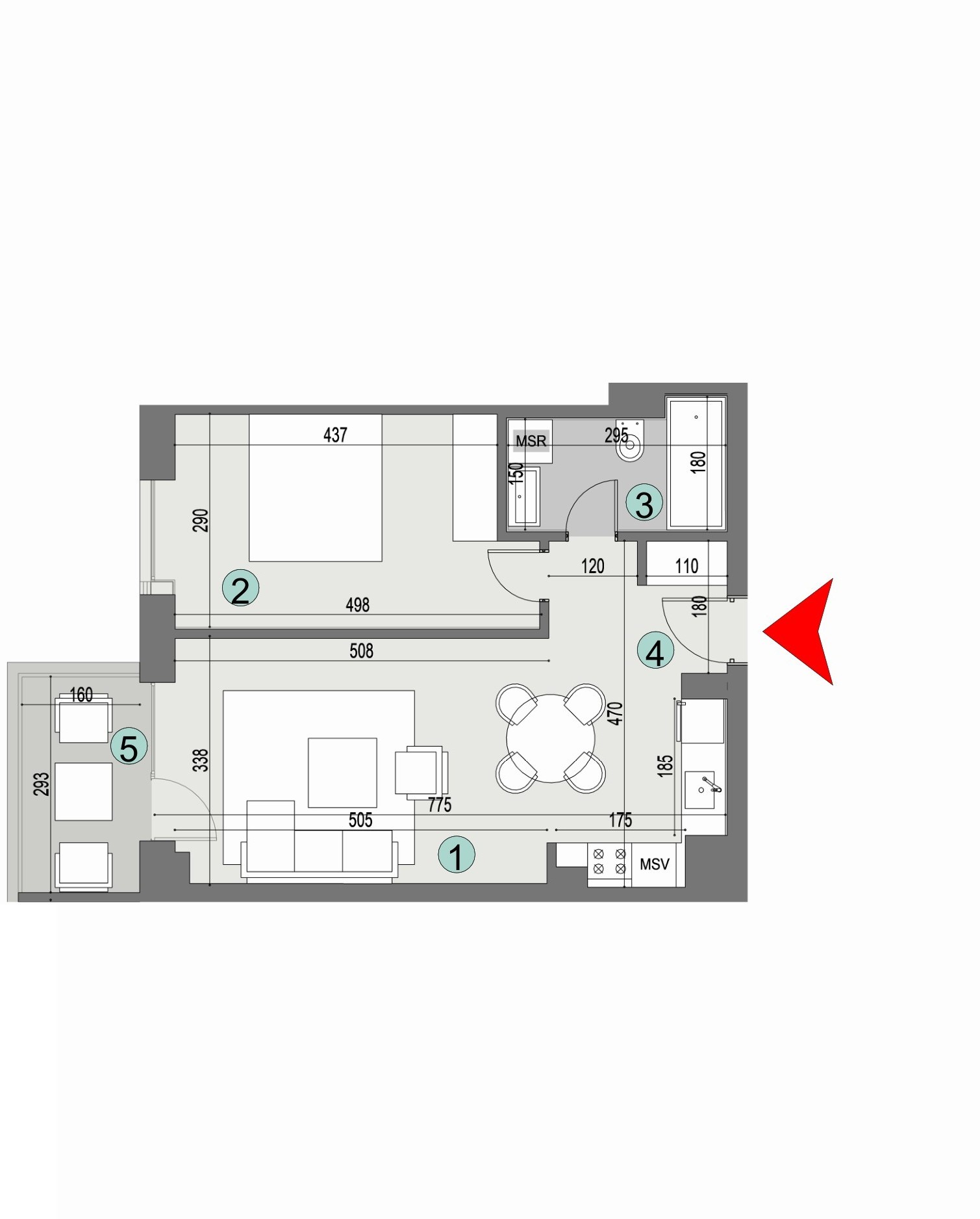 Plan apartament
