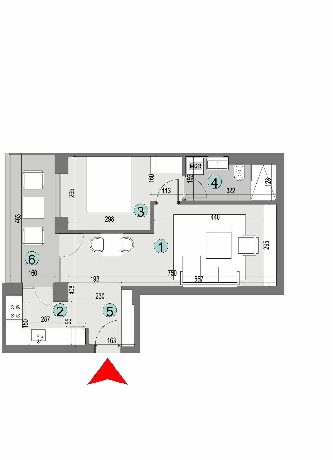 Plan apartament