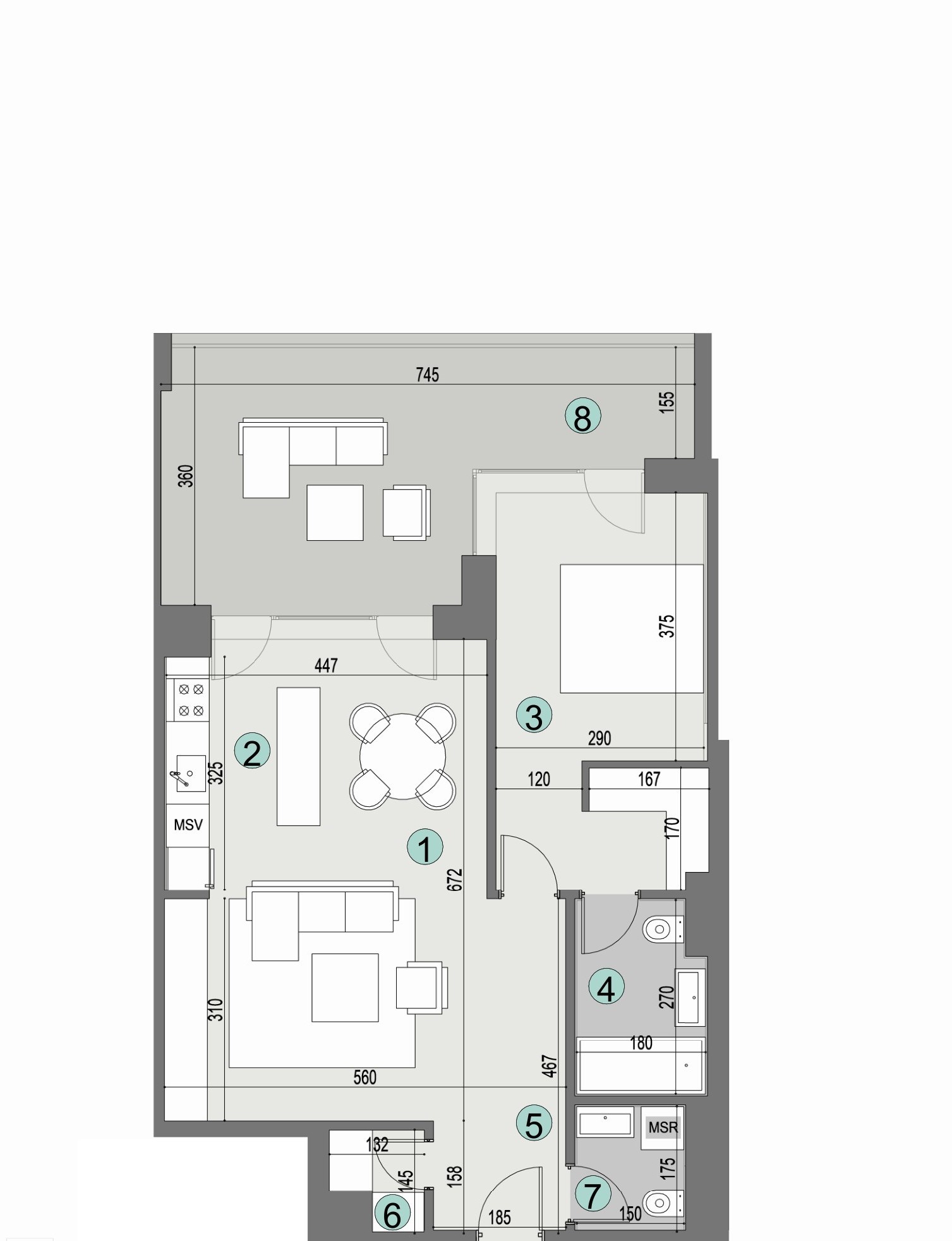 Plan apartament