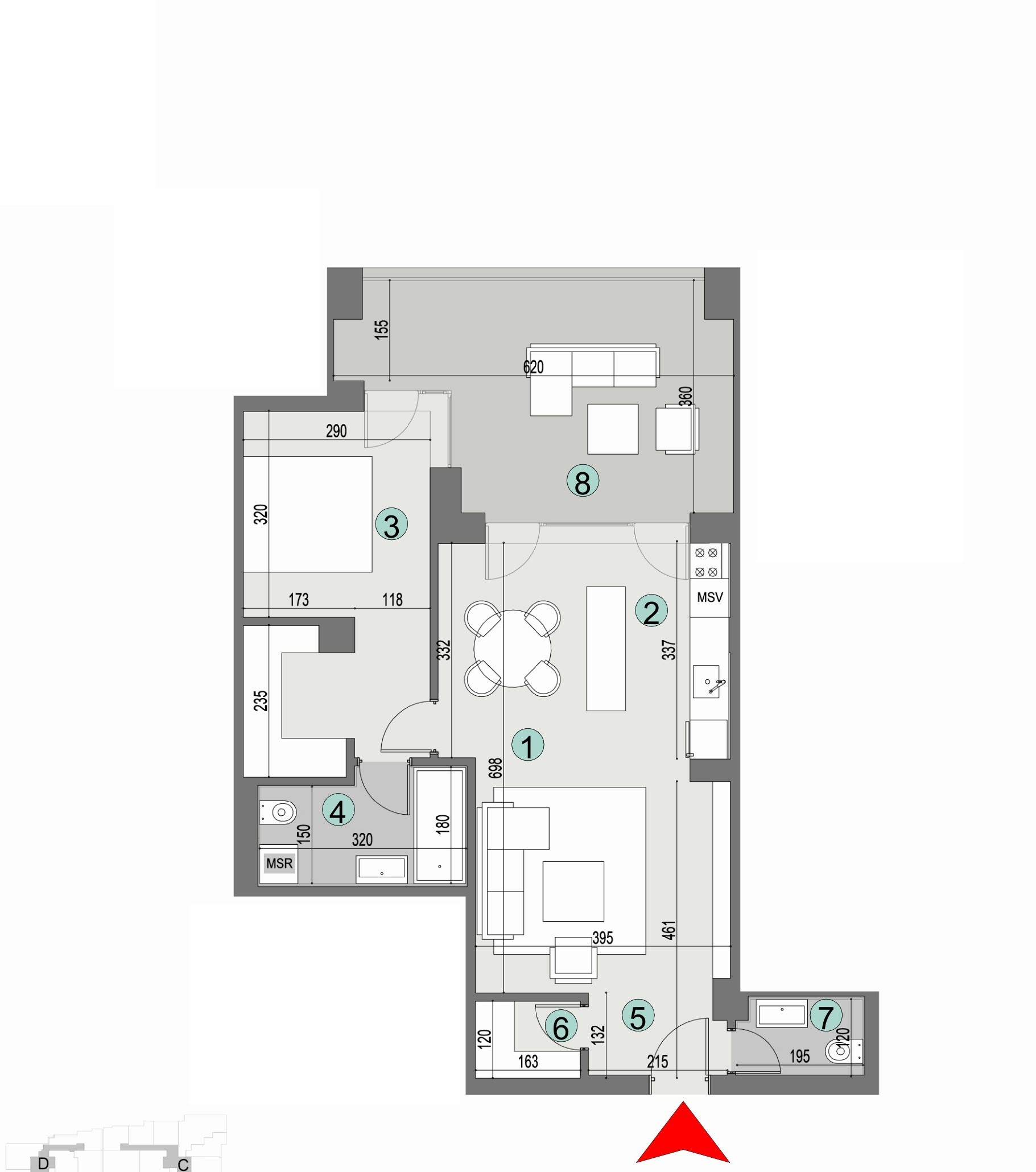 Plan apartament