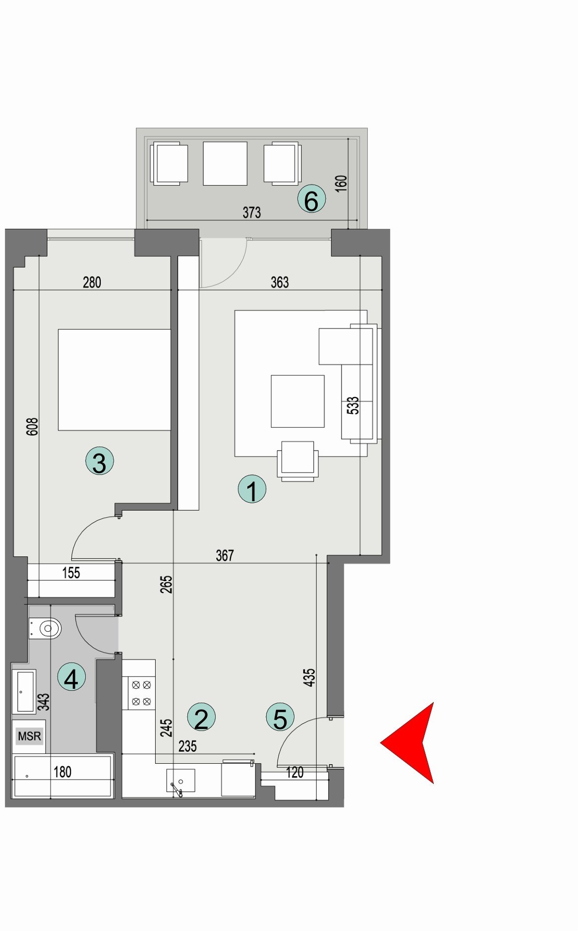 Plan apartament