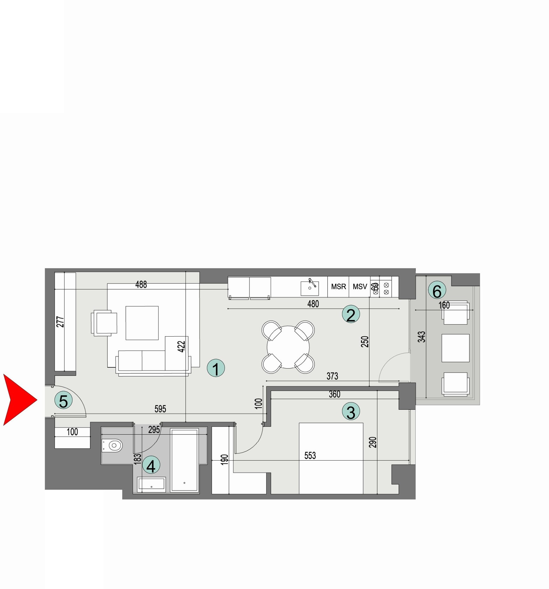 Plan apartament