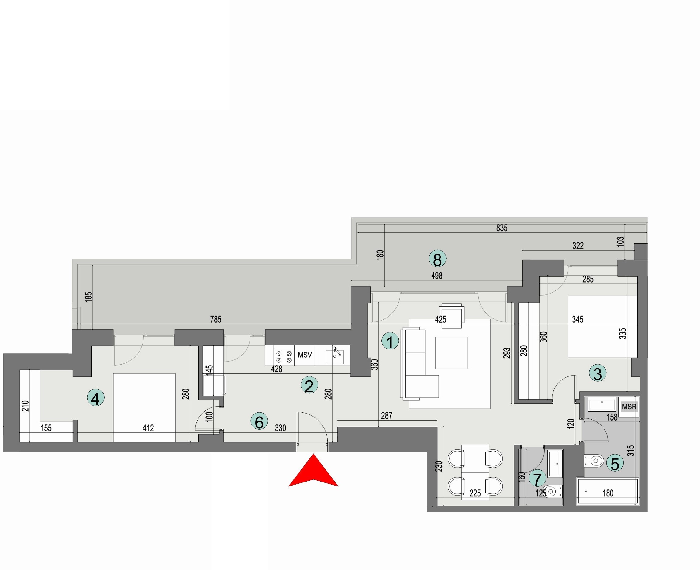 Plan apartament