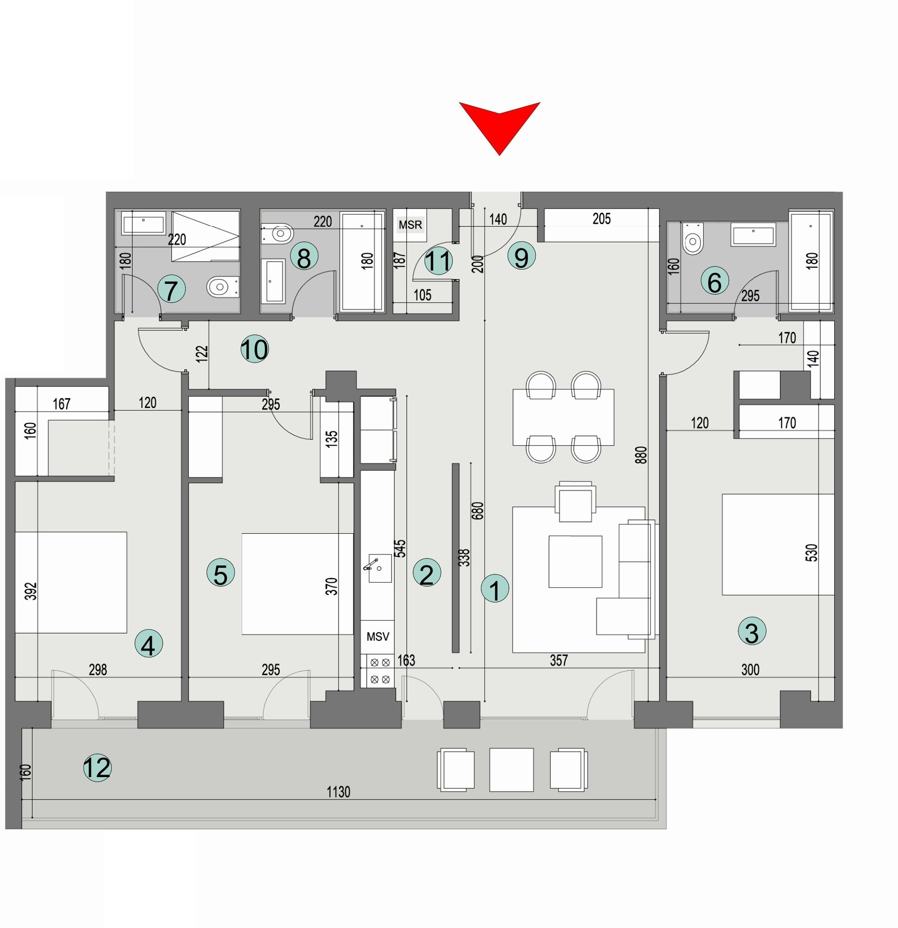 Plan apartament