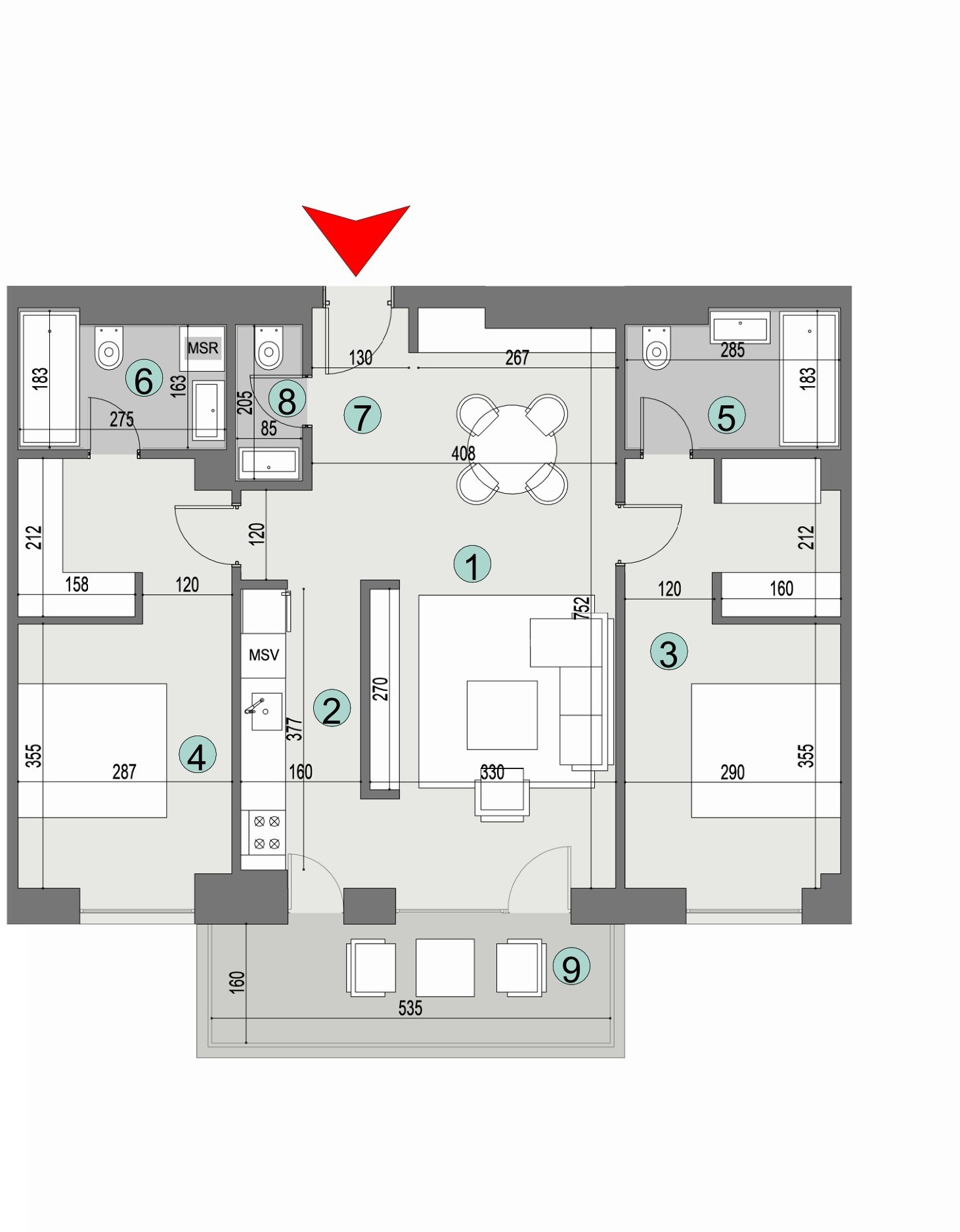 Plan apartament