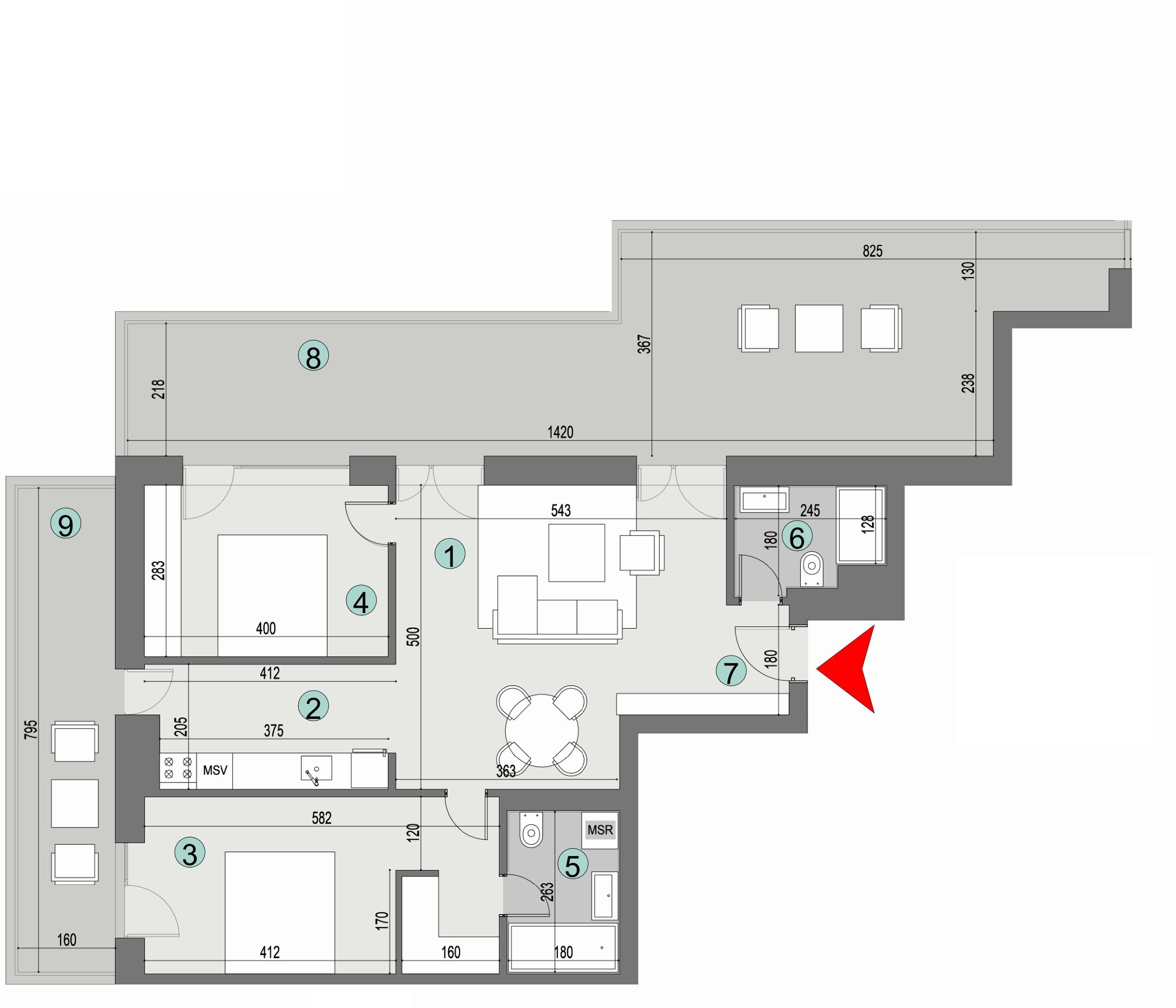 Plan apartament