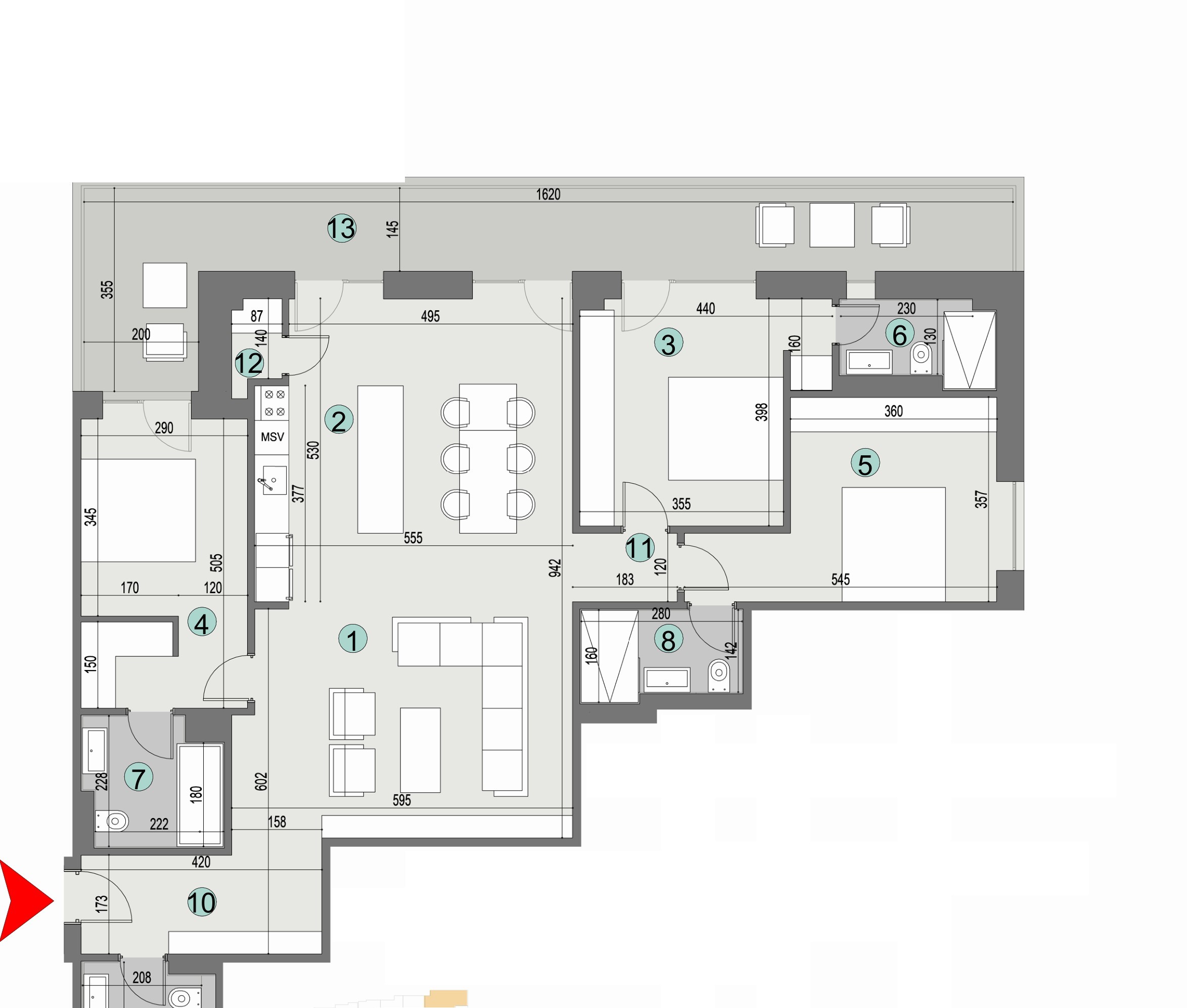 Plan apartament