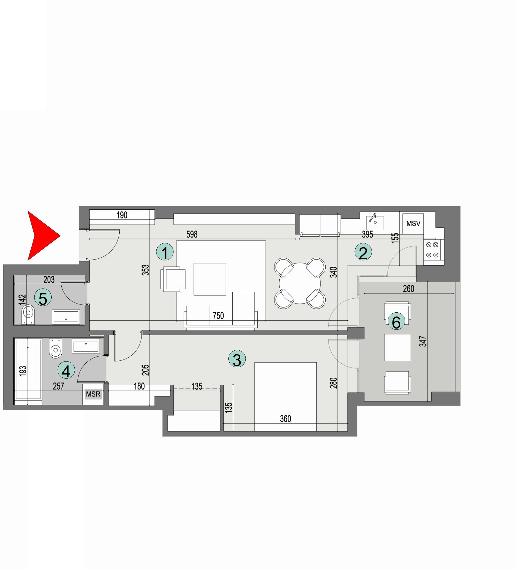 Plan apartament