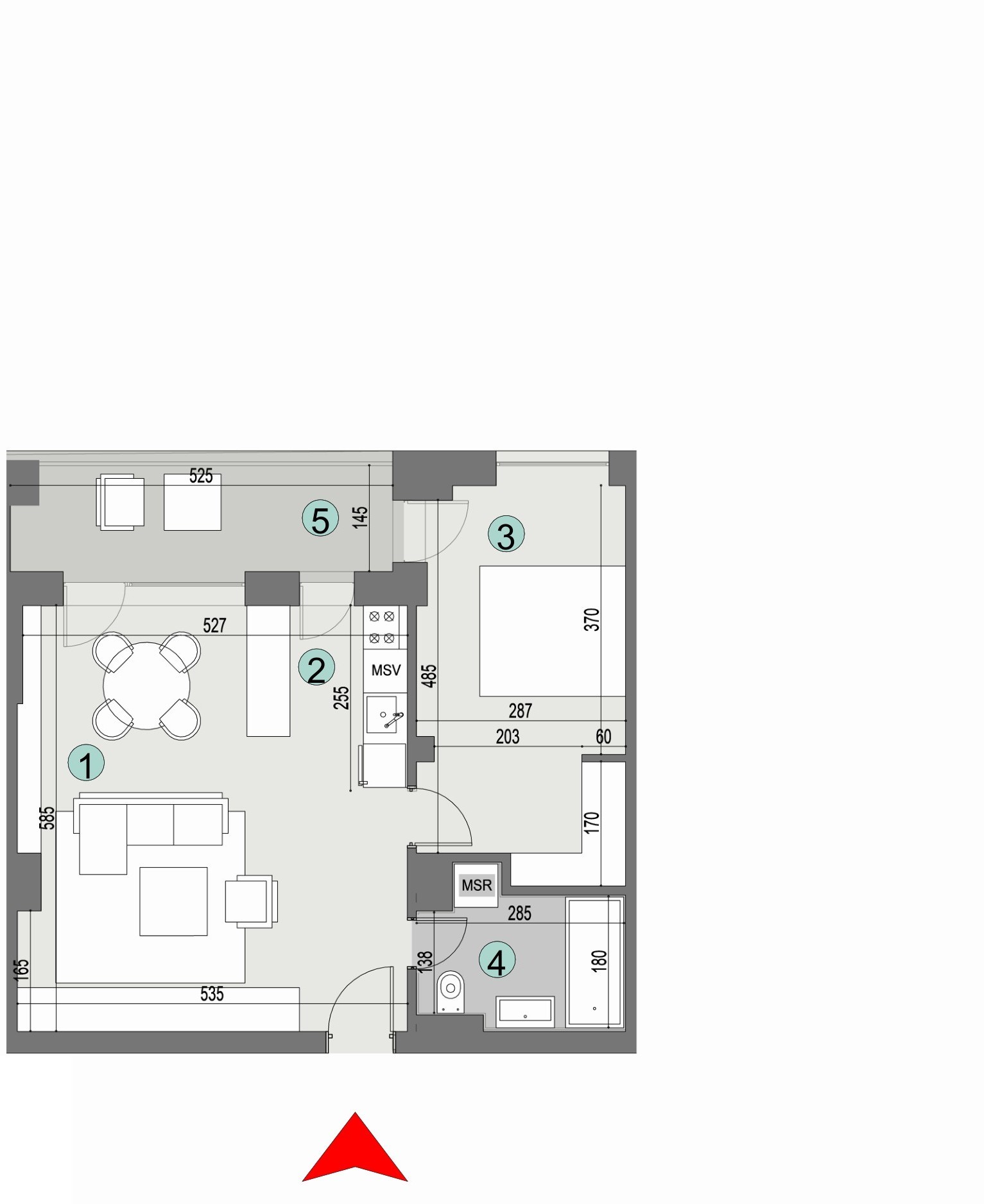 Plan apartament